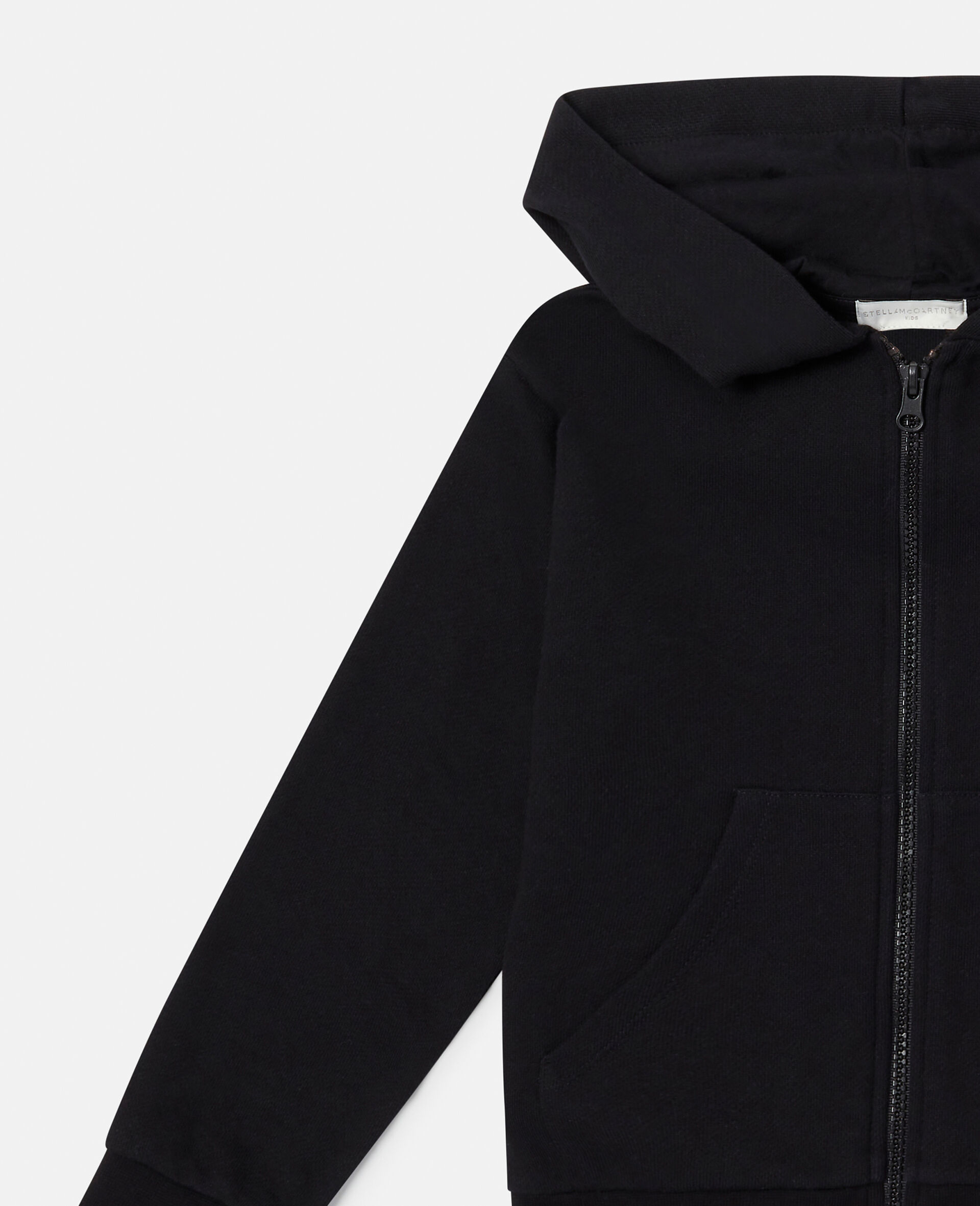 SMC Logo Zip Hoodie-Black-large image number 1