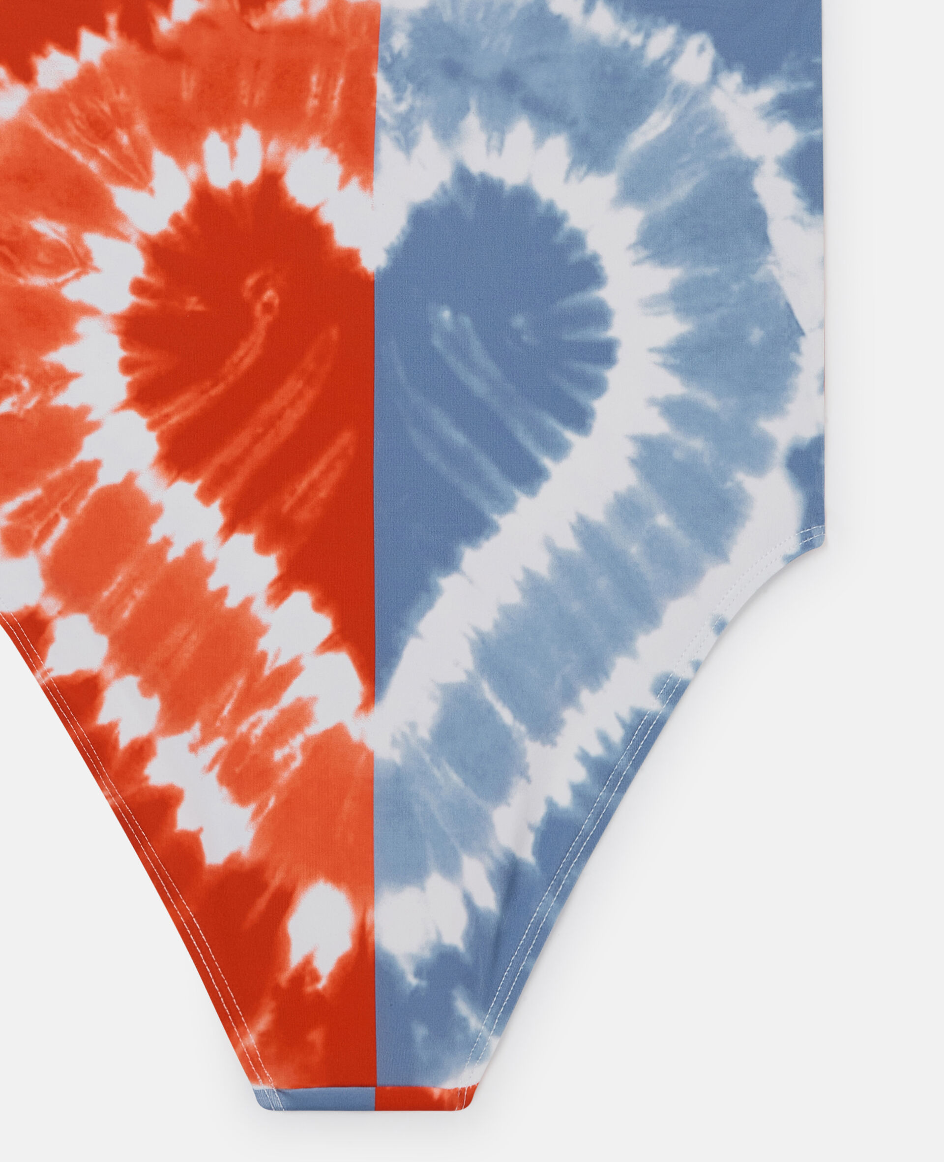 Heart Tie-Dye Graphic Swimsuit-Red-large image number 3