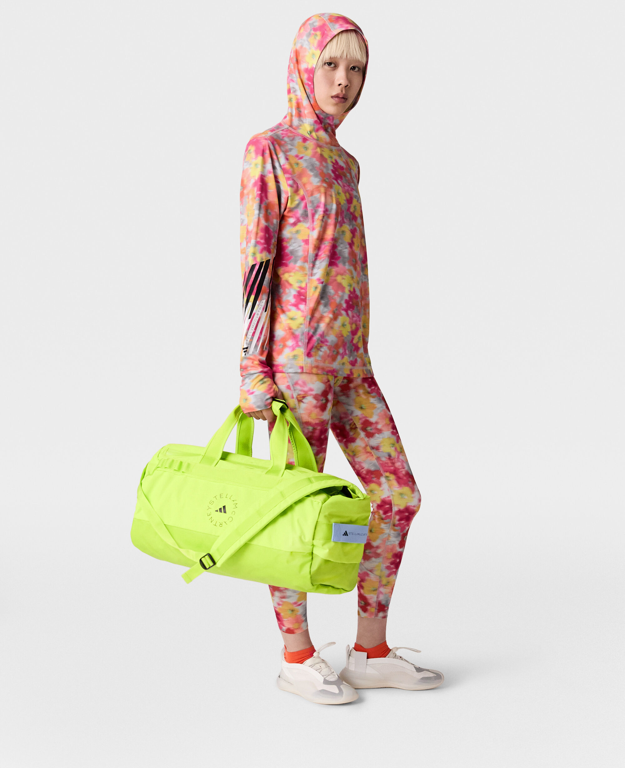 Women Semi-Solar Slime/Black/Glow Blue Logo 24/7 Bag