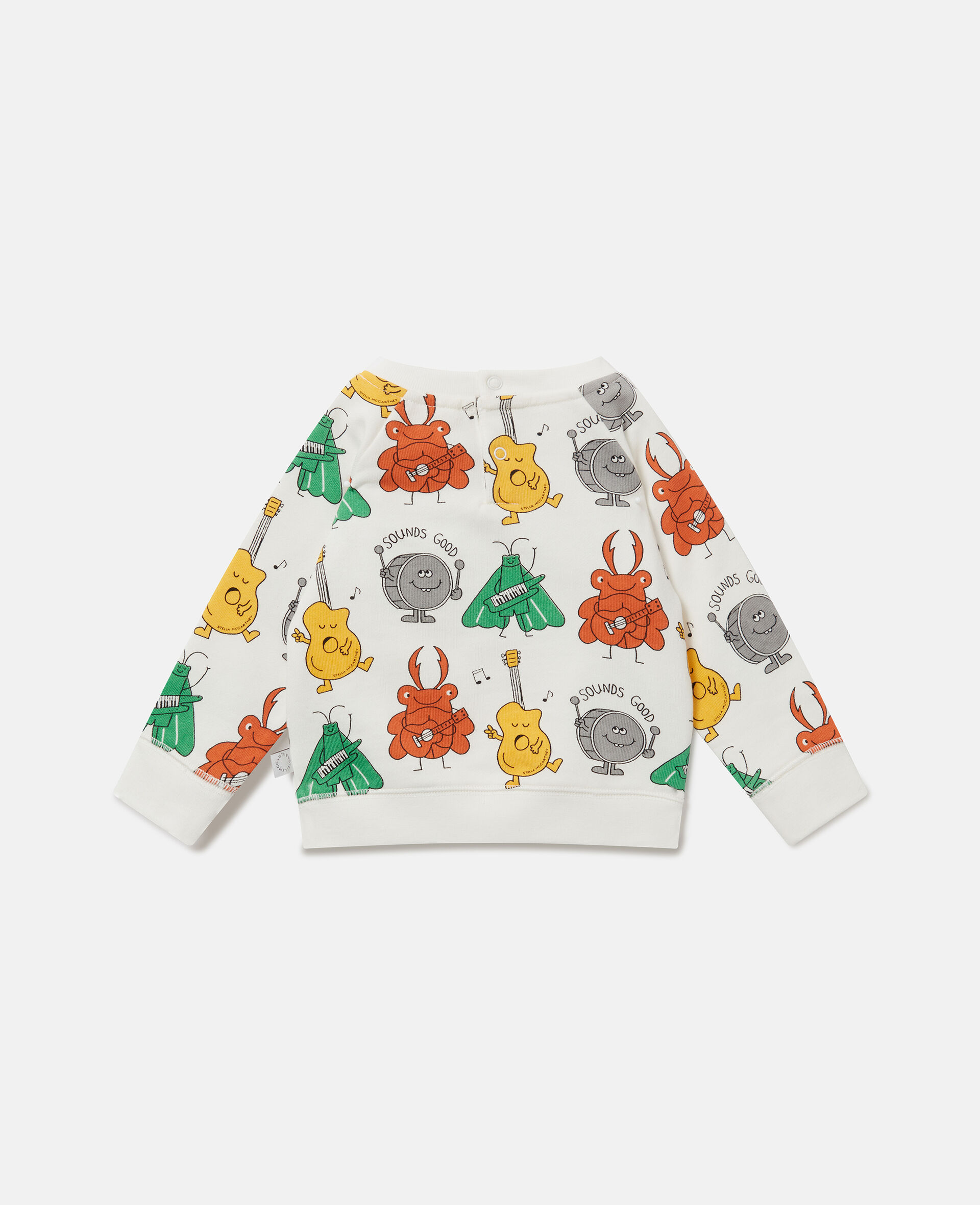 Bug Band Print Sweatshirt-Multicolour-large image number 2