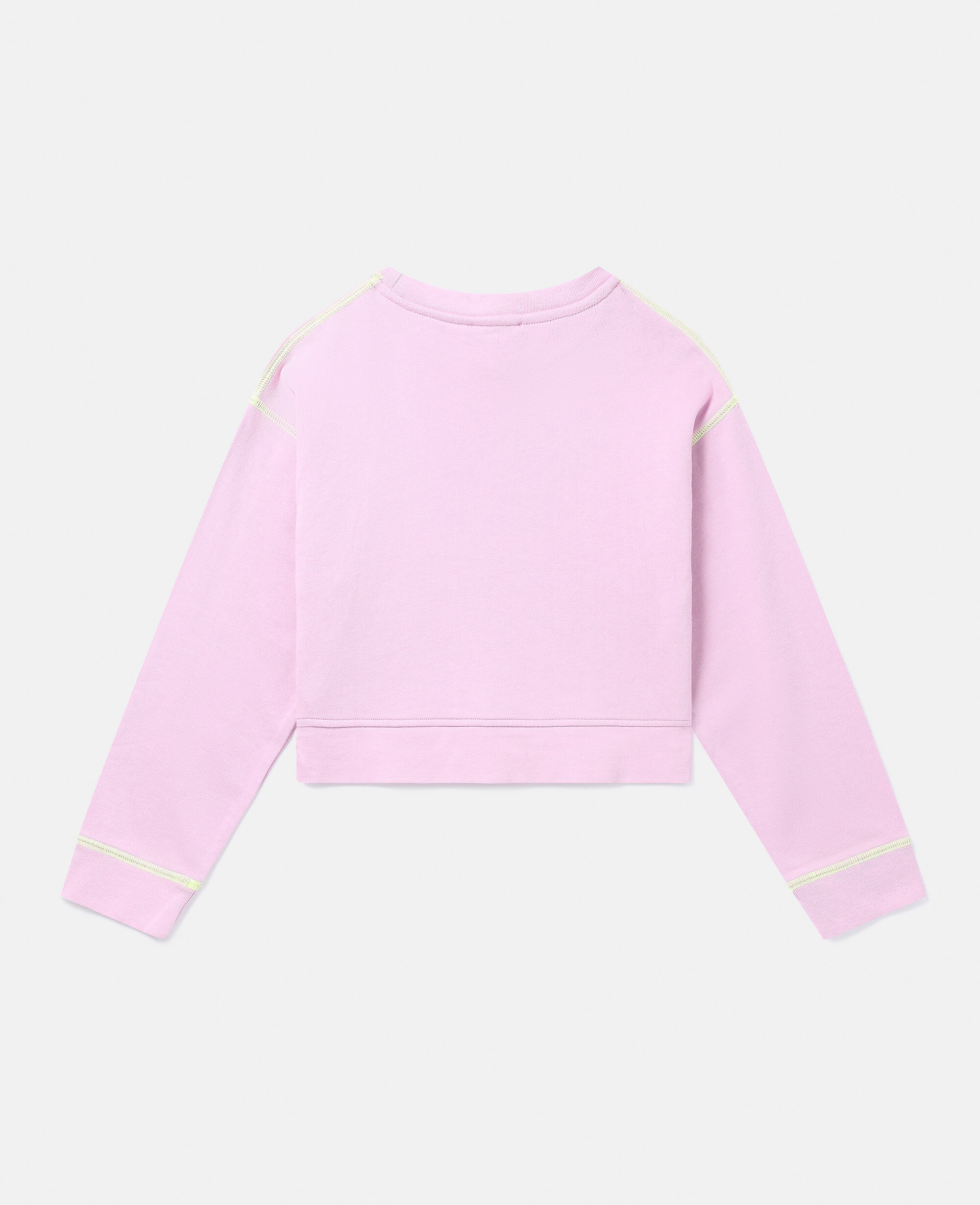 Hot pink cropped sweatshirt clearance