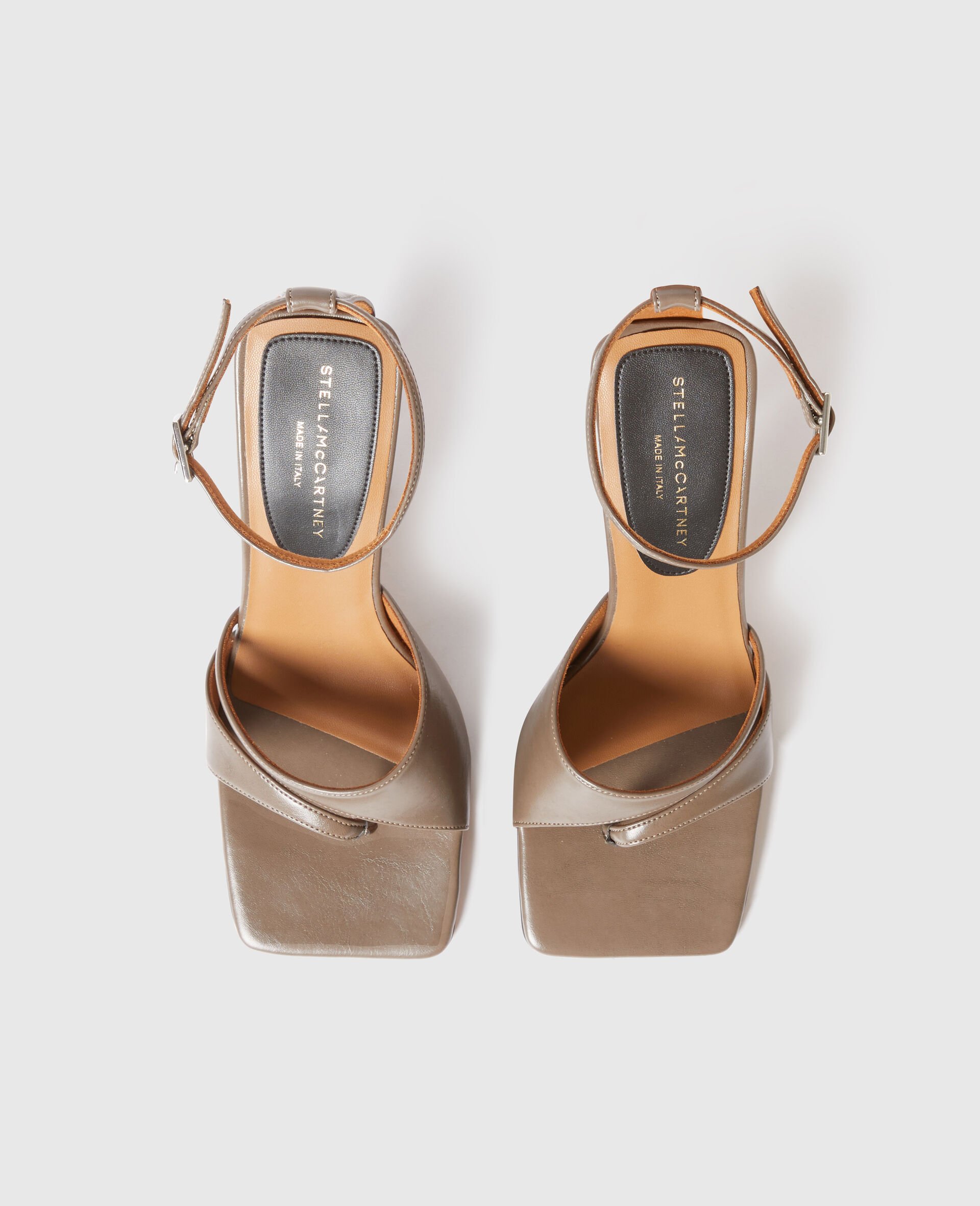 Stella Spur Heeled Pump-Brown-large image number 4