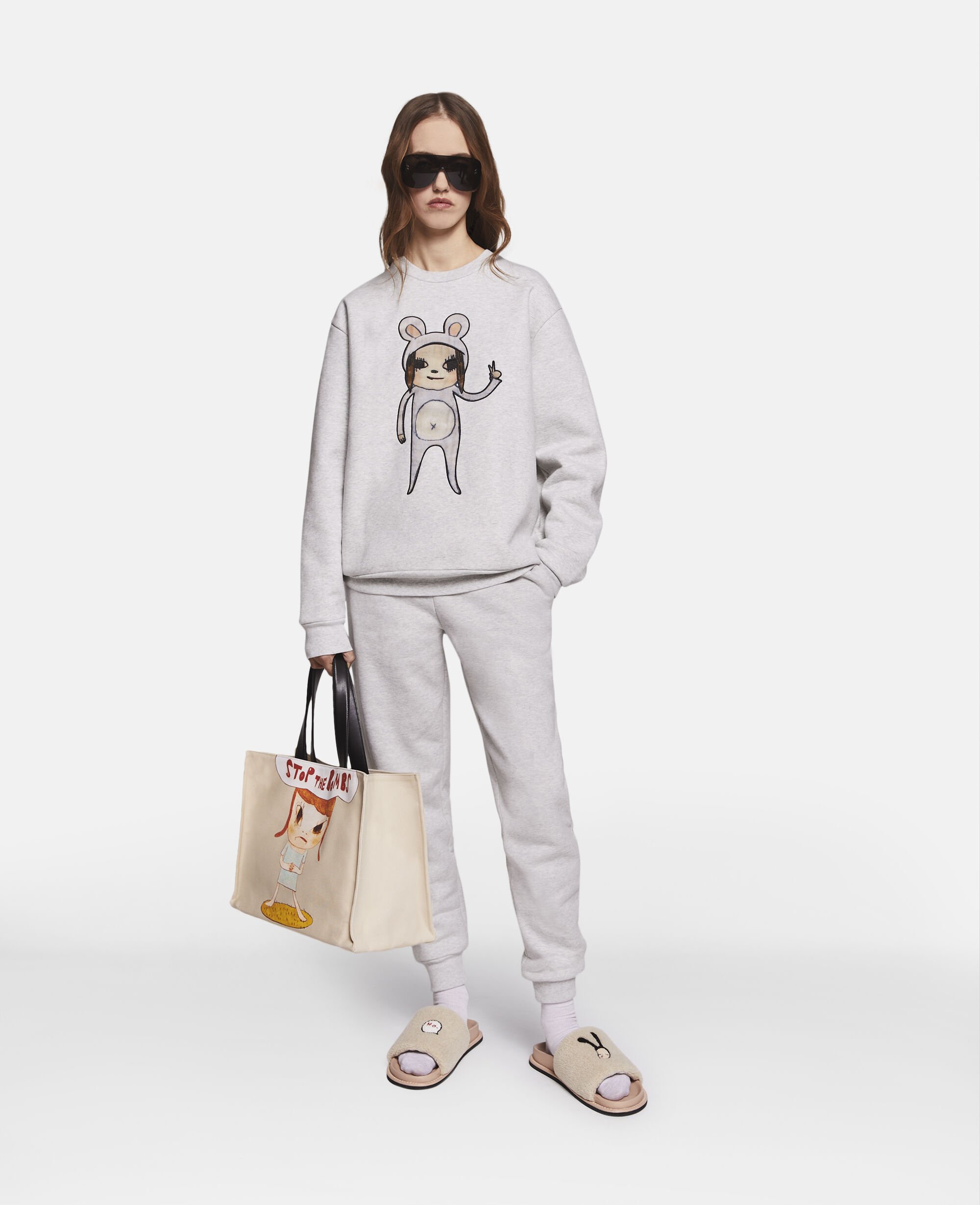 Pantaloni tuta on sale grigi oversize