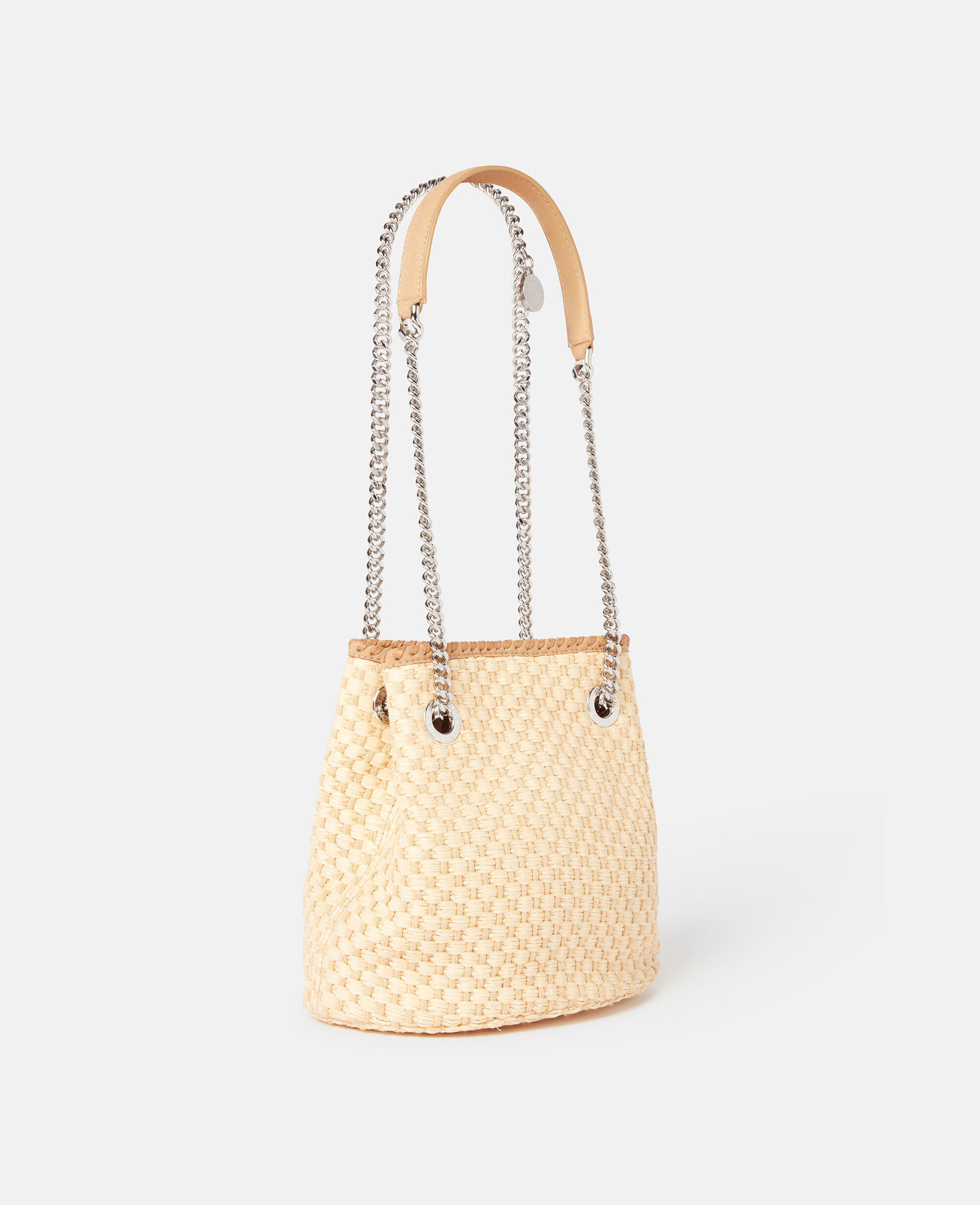 バッグ・カバンその他 STELLA MCCARTNEY Falabella shaggy deer bucket bag Beige Women Natural beige Falabella Woven Bucket Bag | Stella