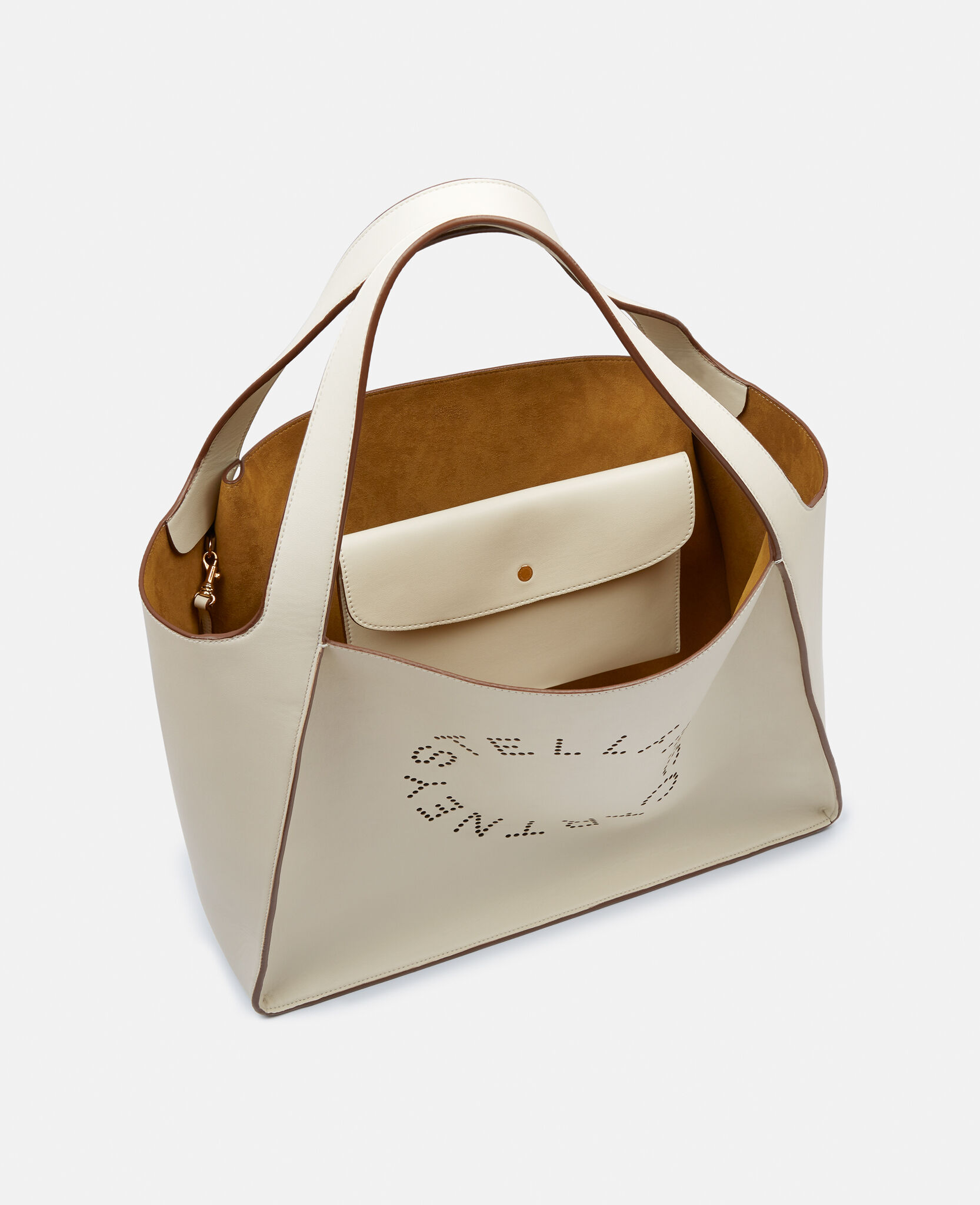 アテッサ新作モデル Women PURE WHITE ロゴ トートバッグ | Stella McCartney JP バッグ