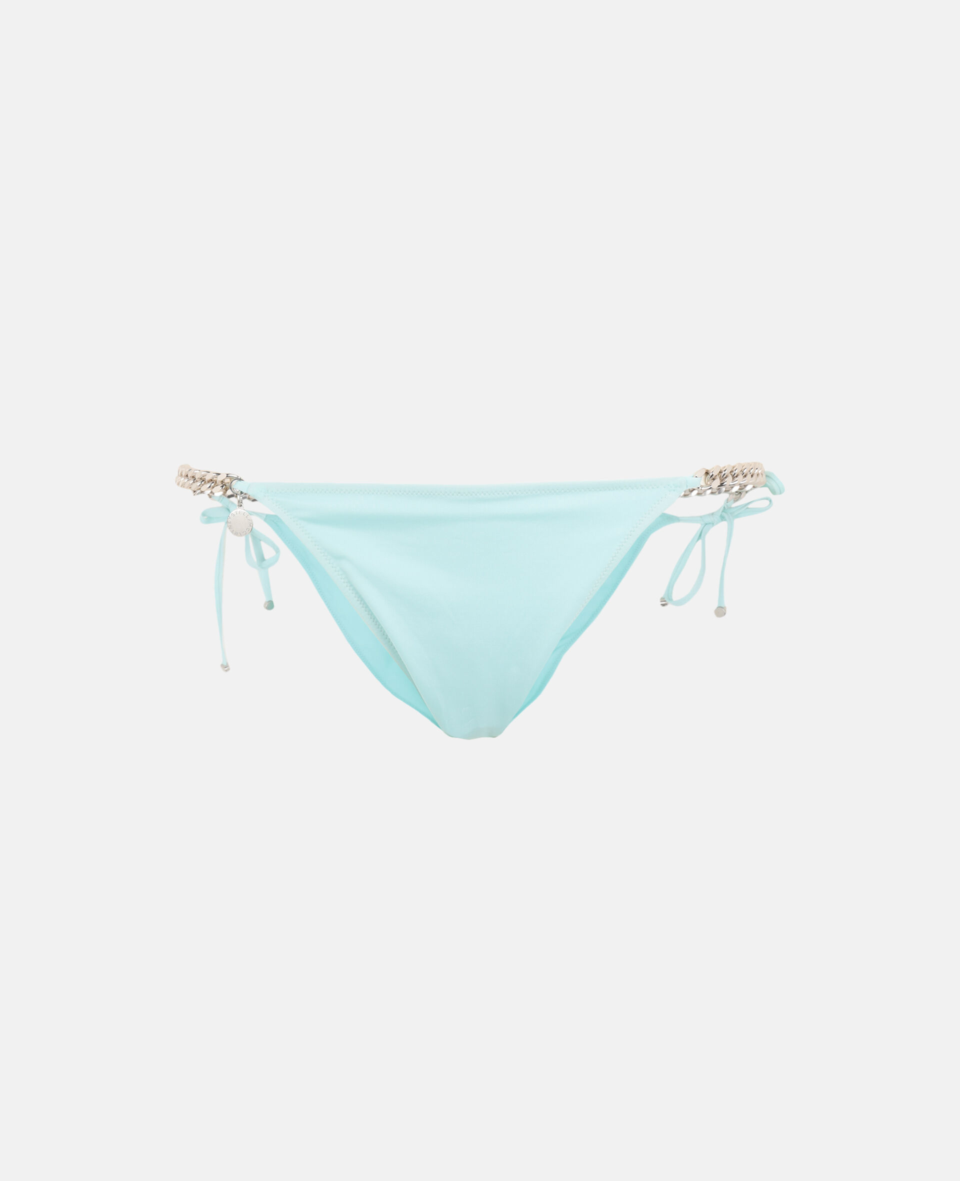 Iconic Chain Tie Side Bikini Bottoms-Black-large image number 0