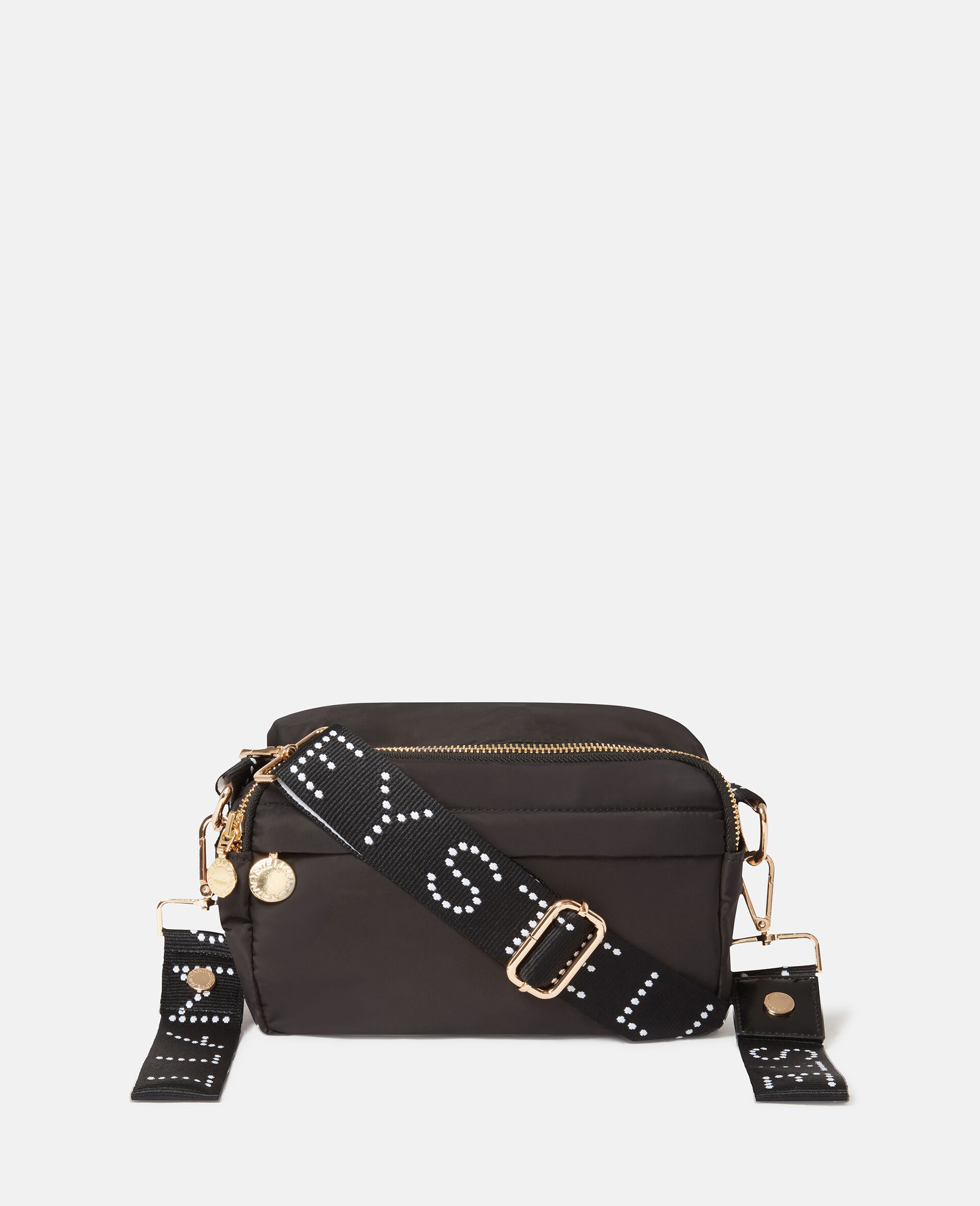 Logo Tape Changing Crossbody Bag-Nero-medium