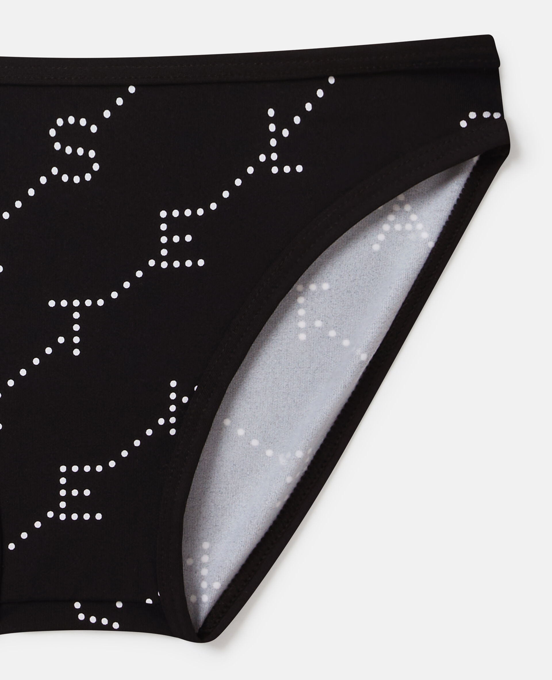 Bikini mit Logo-Print -Schwarz-large image number 3