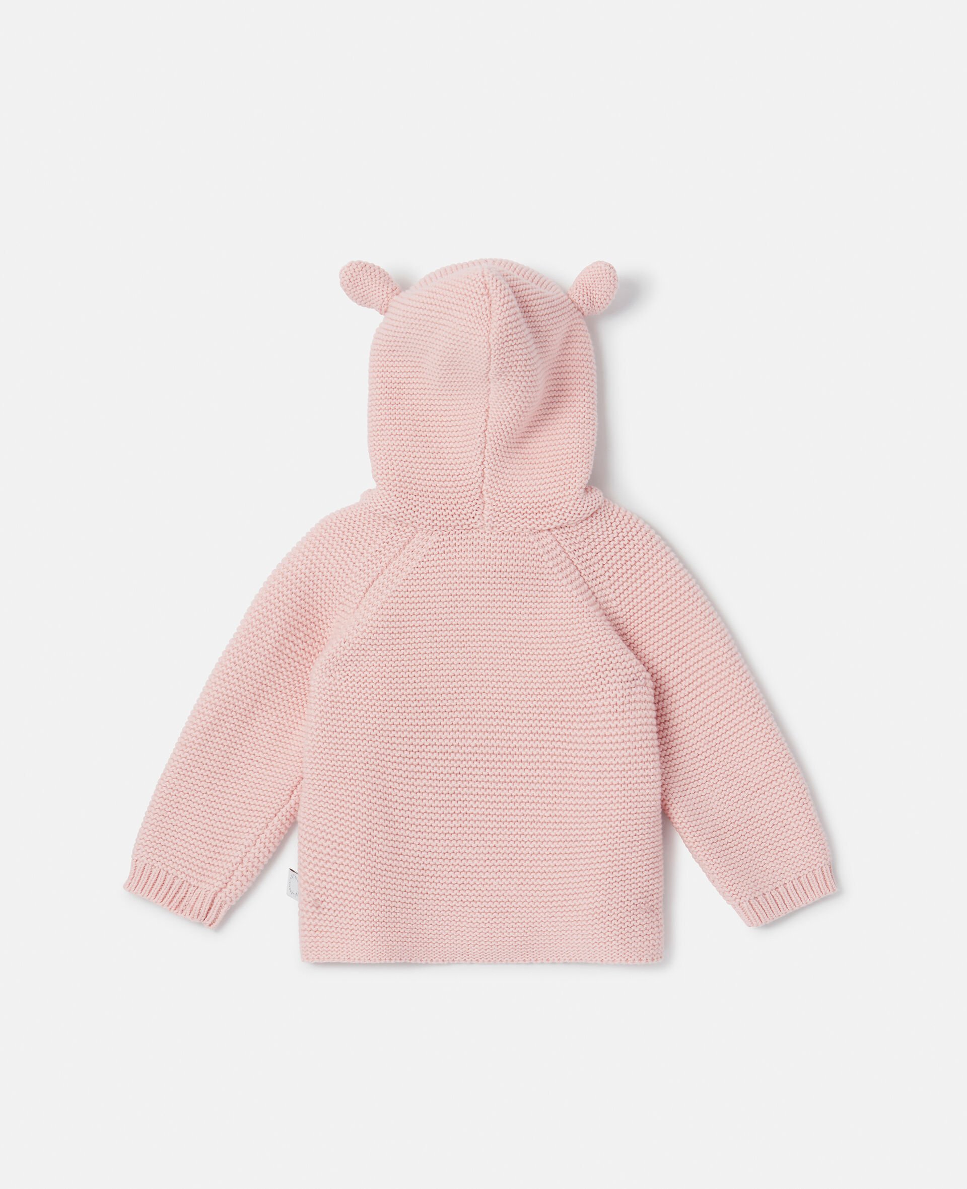 3D Ear Fringed Hooded Cardigan-Pink-large 3D Ear Fringed Hooded Cardigan-Pink-large image number 2