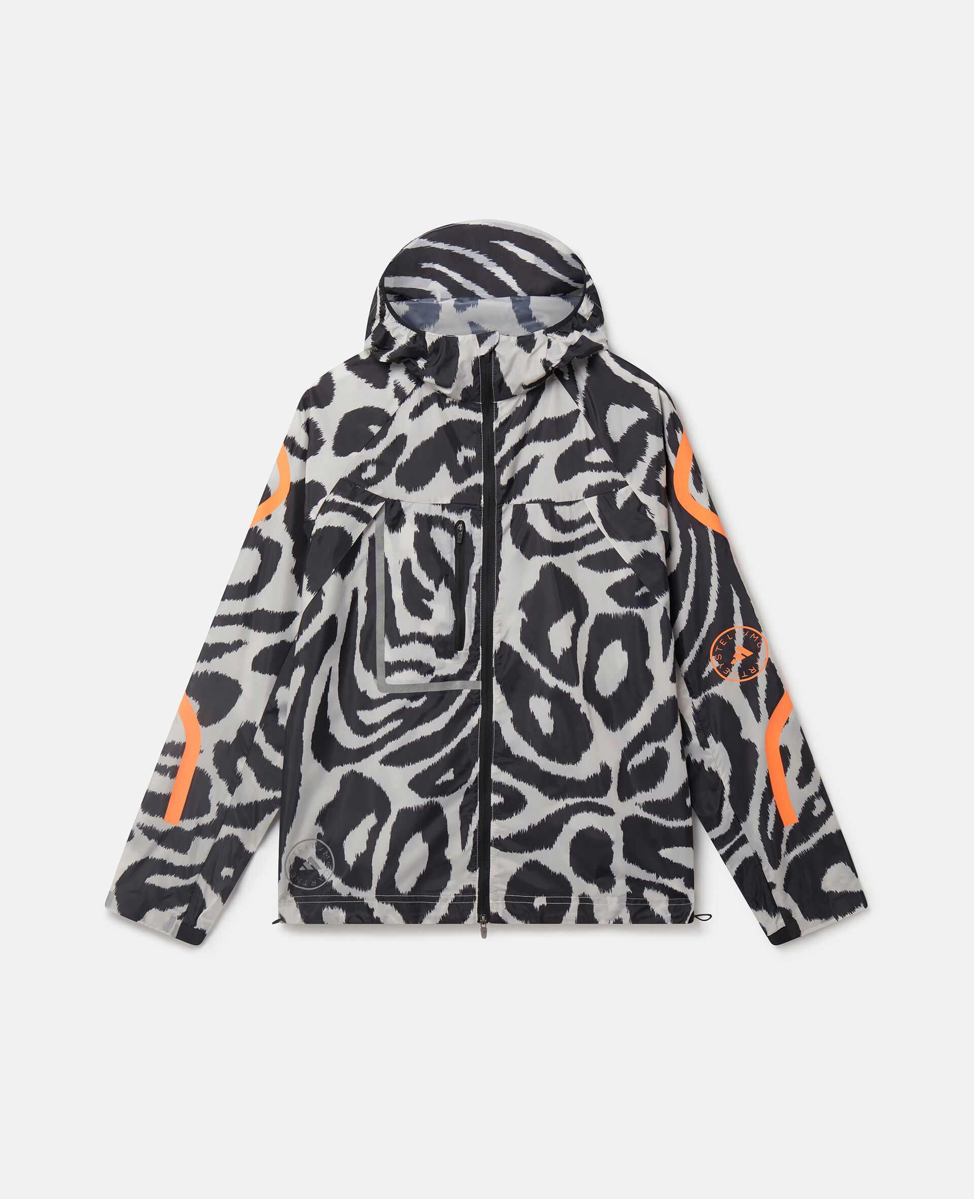 TruePace レオパードプリント ランニングジャケット-マルチカラー-medium