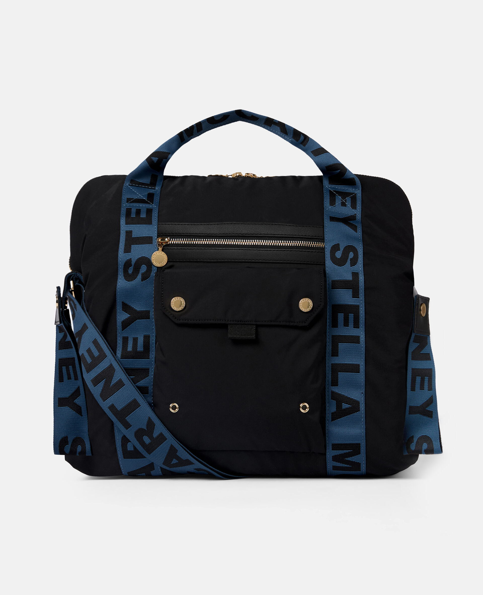 Stella Logo Tape Changing Bag-Black-large image number 0