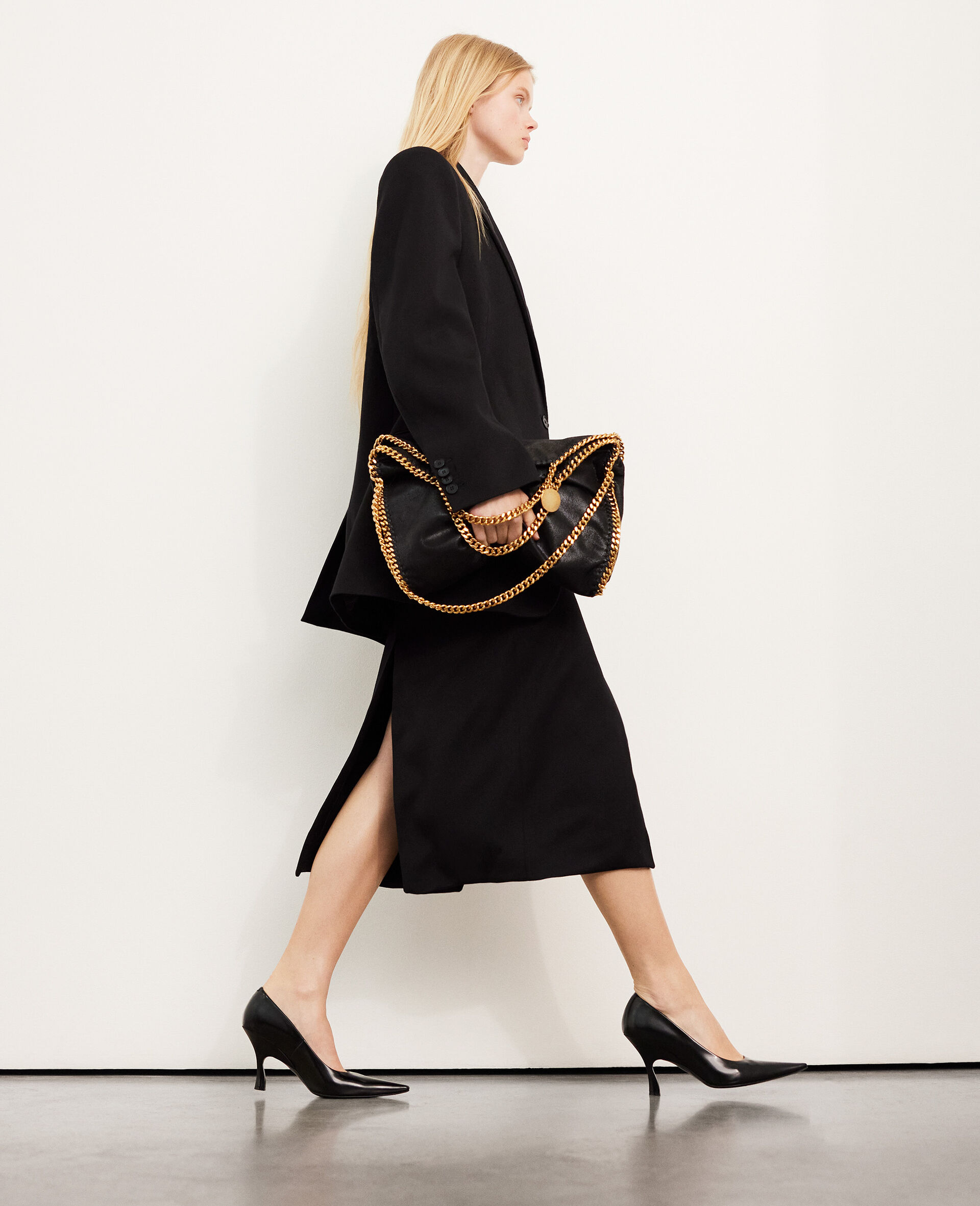 Falabella Fold-Over Tote Bag-Black-large Falabella Fold-Over Tote Bag-Black-large image number 2