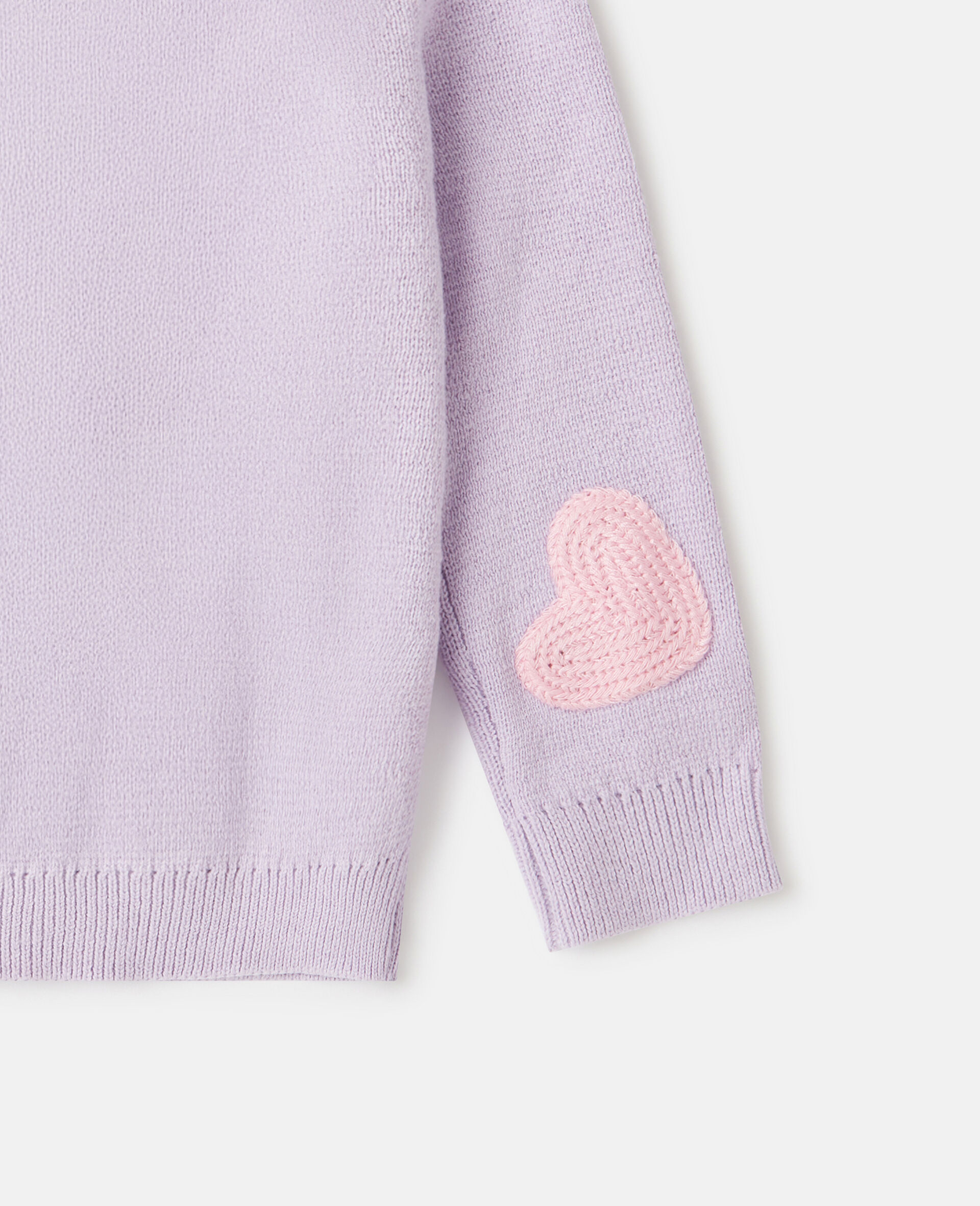 Earth Friends图形刺绣开衫-Purple-large image number 3