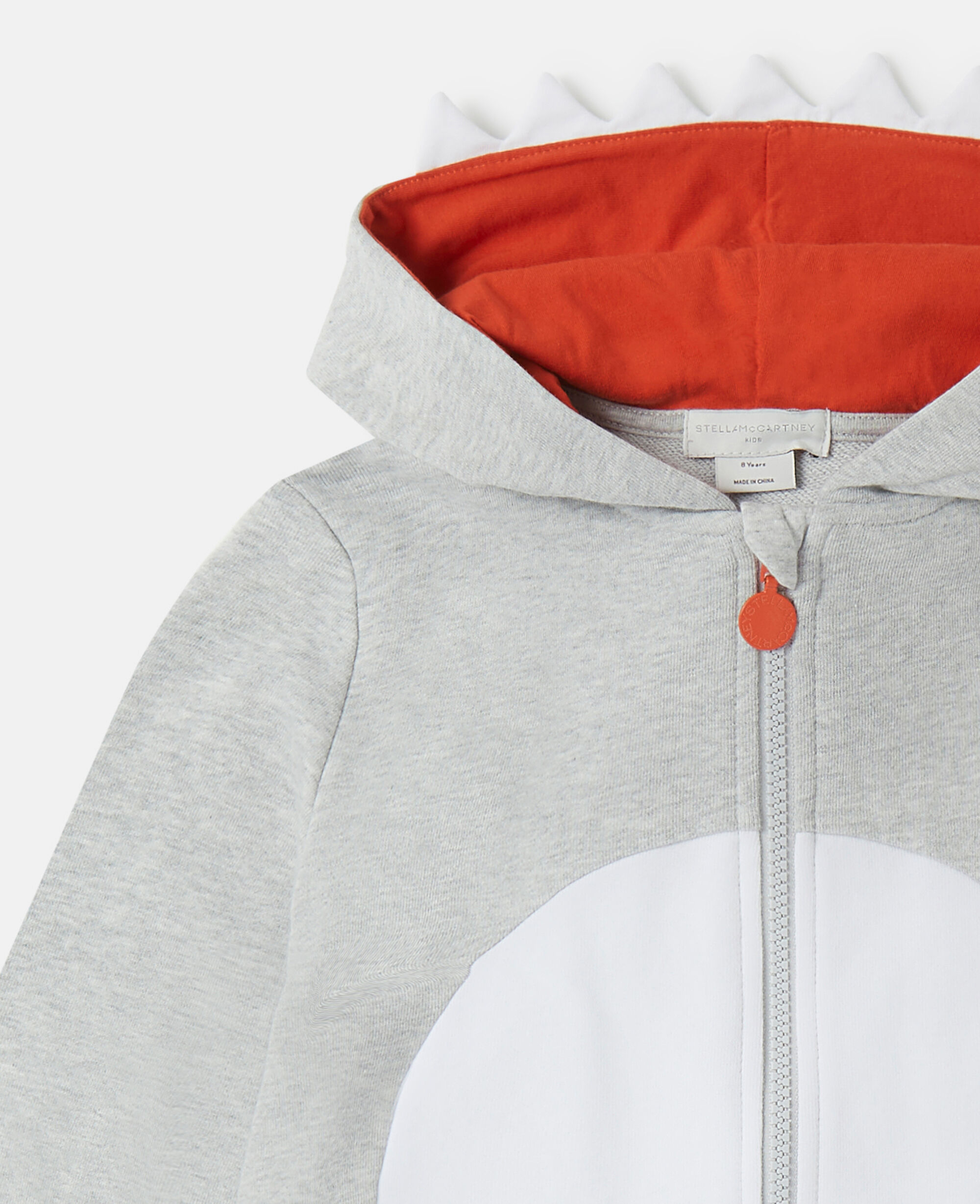 Felpa con squalo sul cappuccio store