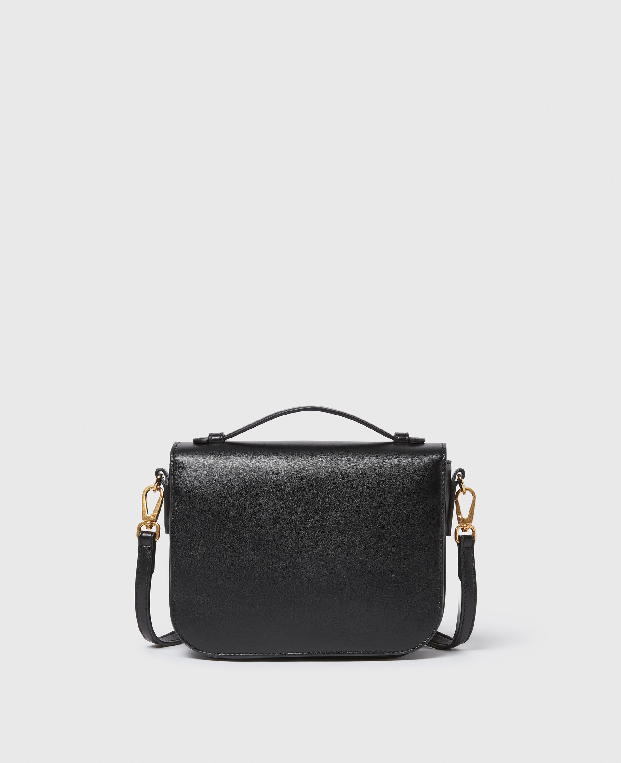 Women Black Logo Messenger Crossbody Bag | Stella McCartney US