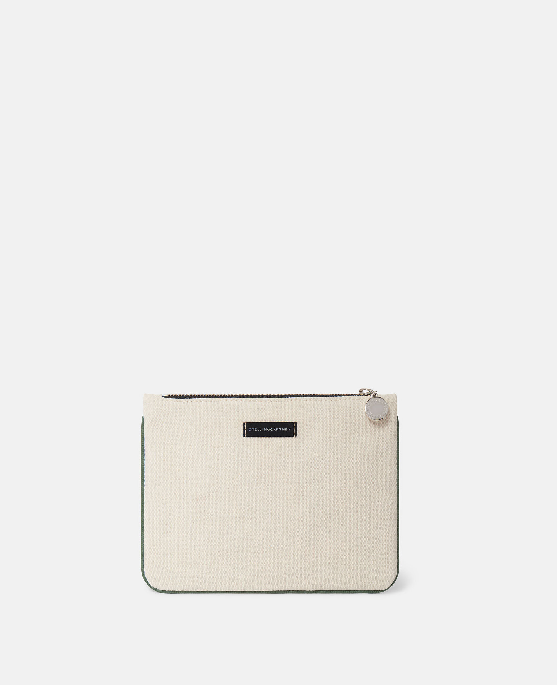 SOS Embroidered Zip Cardholder-白色-large image number 3