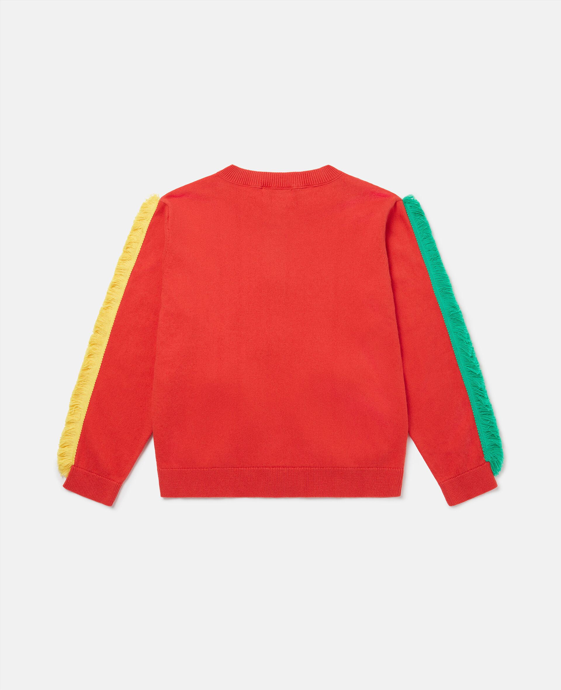 Fringed Heart Cardigan-Rouge-large image number 2