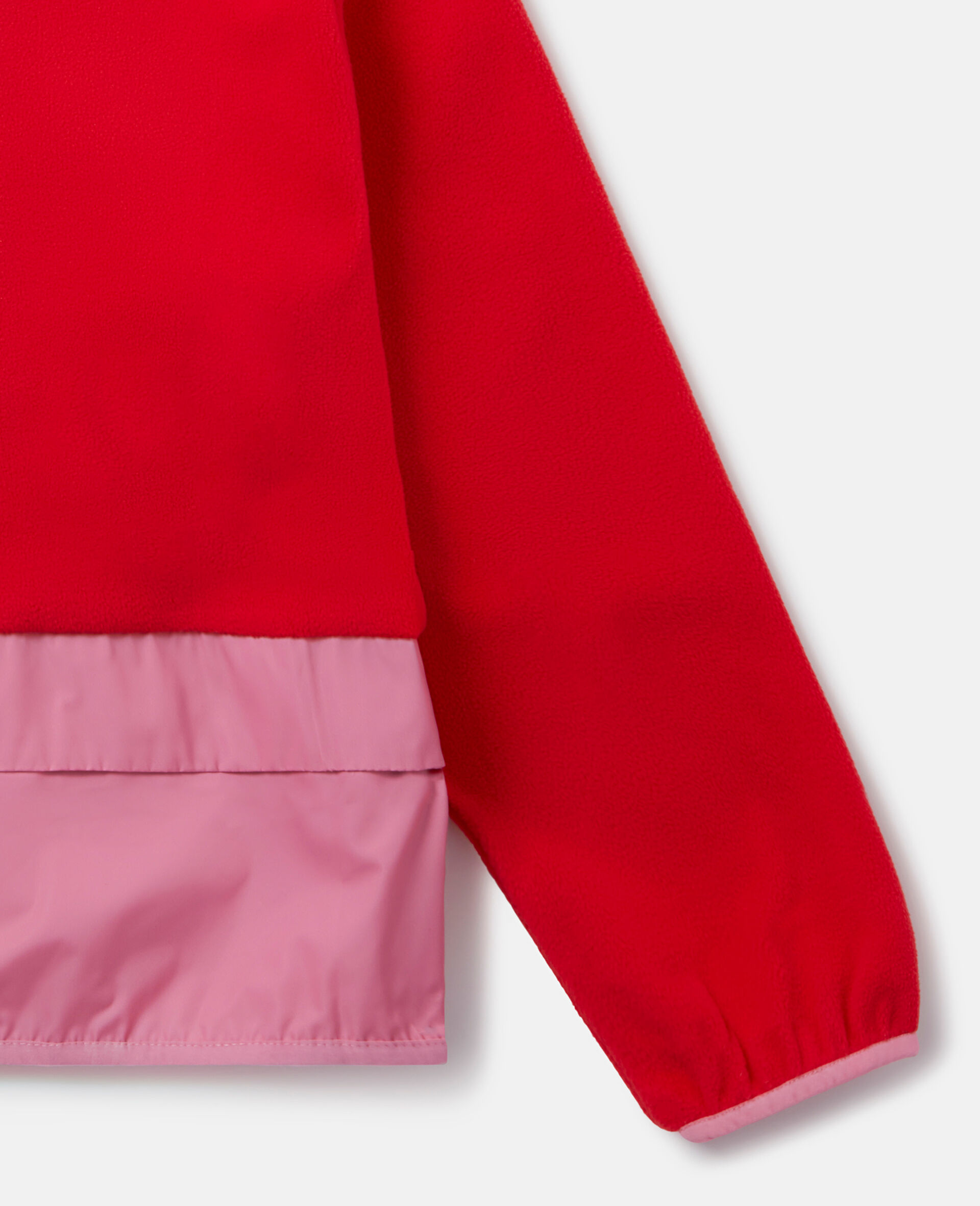 Logo Tape Zip Jacket-Red-large image number 3