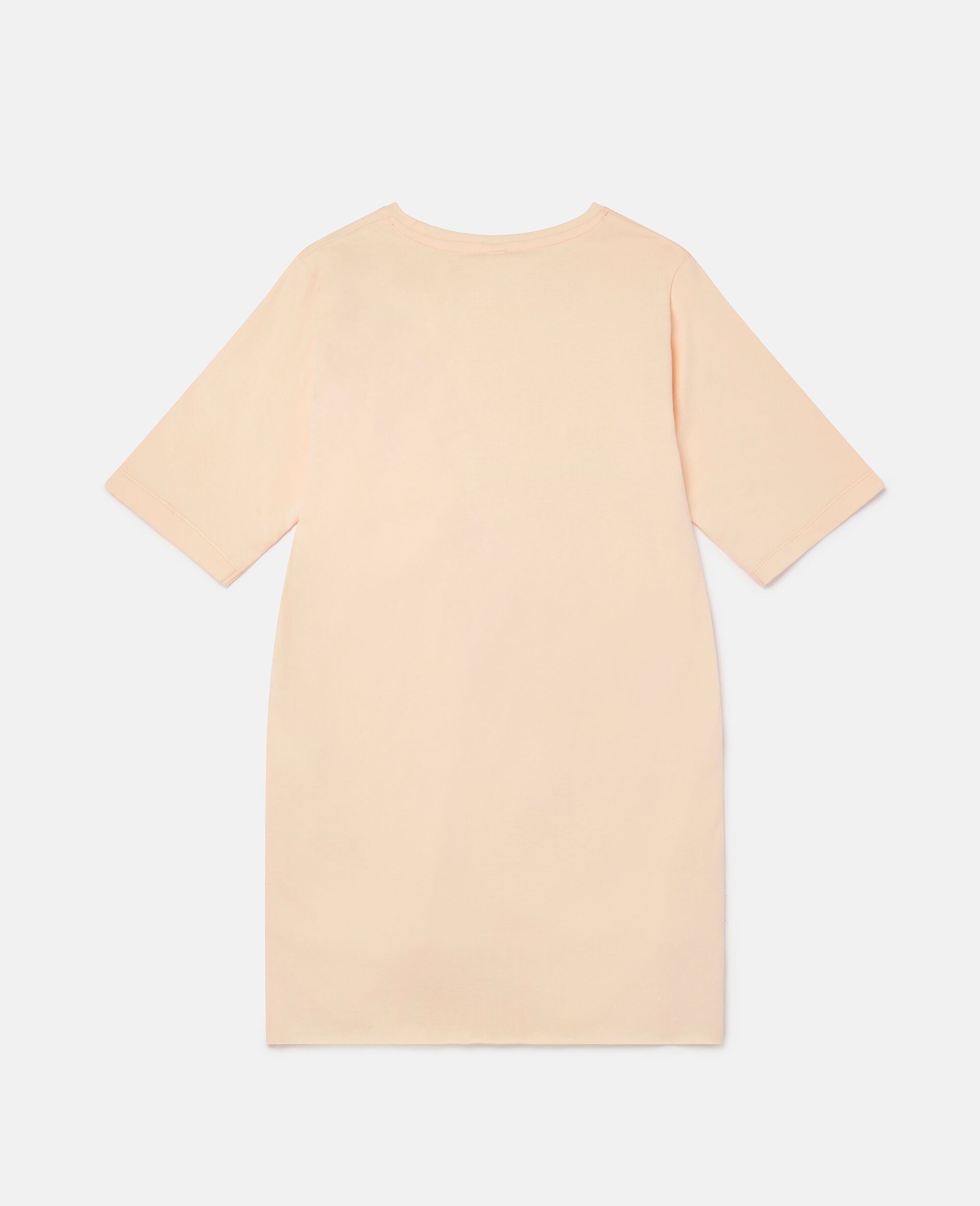 Guitar Print Fringed T-Shirt-Pink-large image number 2