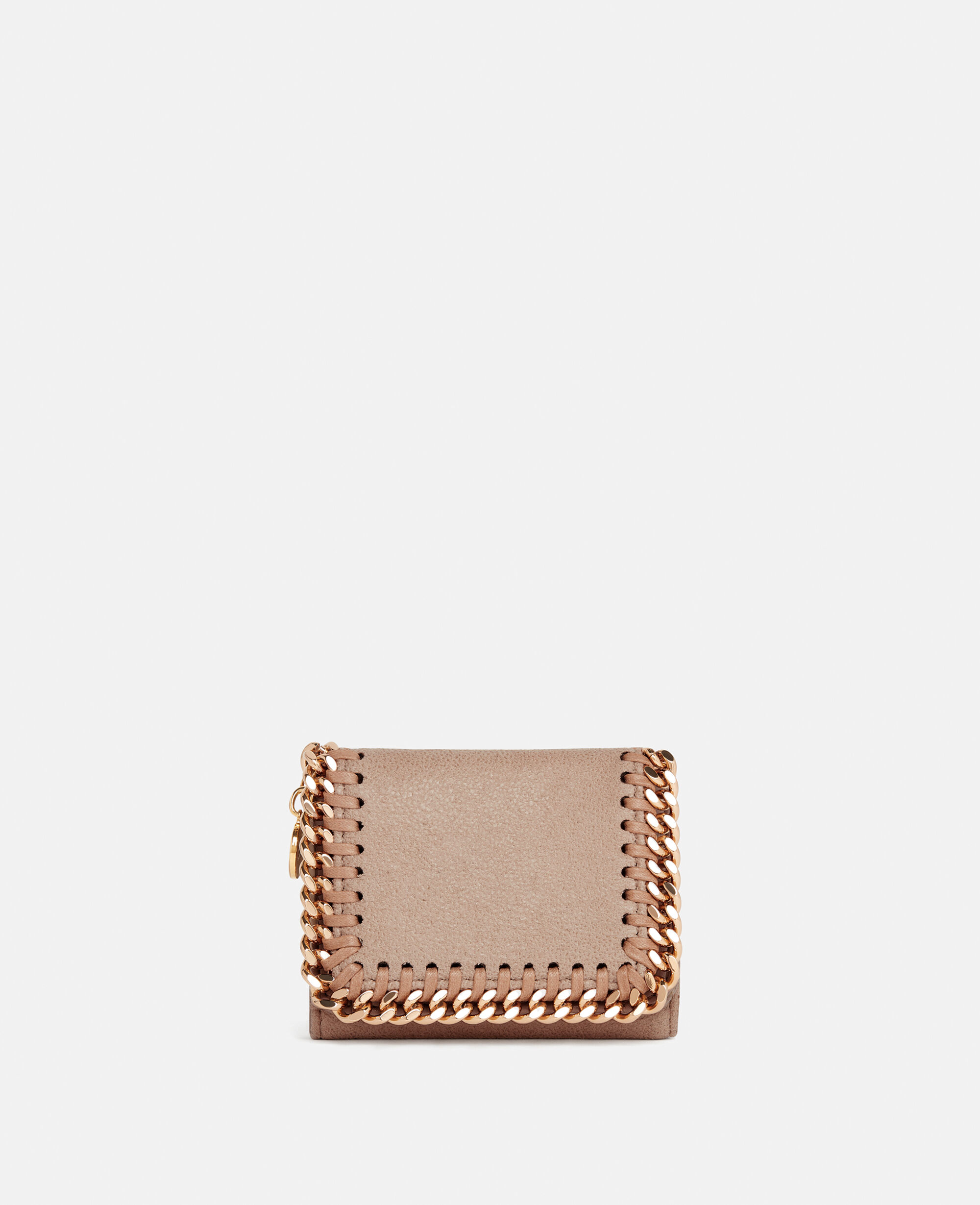 Stella McCartney ストラップ付き ウォレット Women シルバー S-ウェーブ スパンコール ストラップウォレット