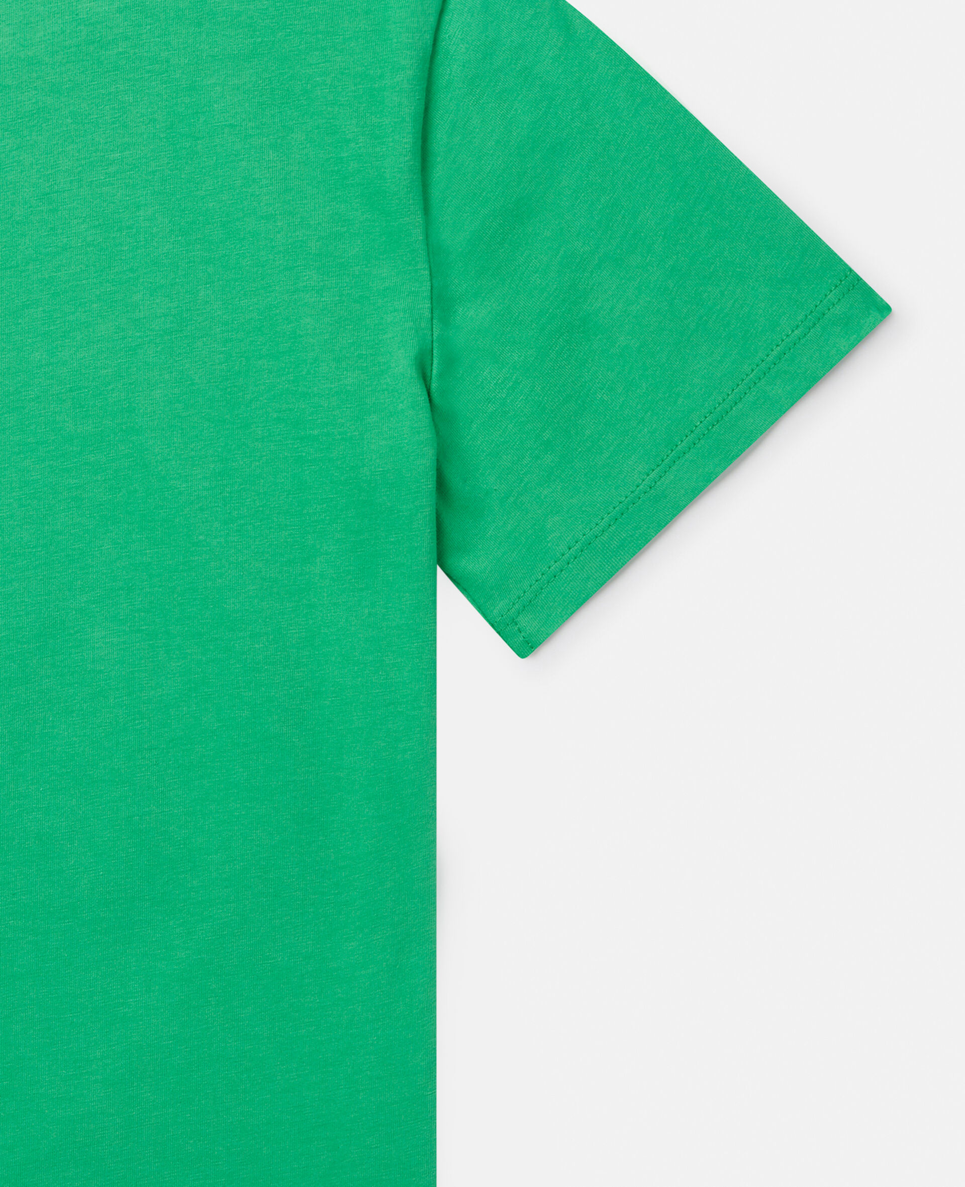 Good Vibes Monkey Print T-Shirt-Green-large image number 3