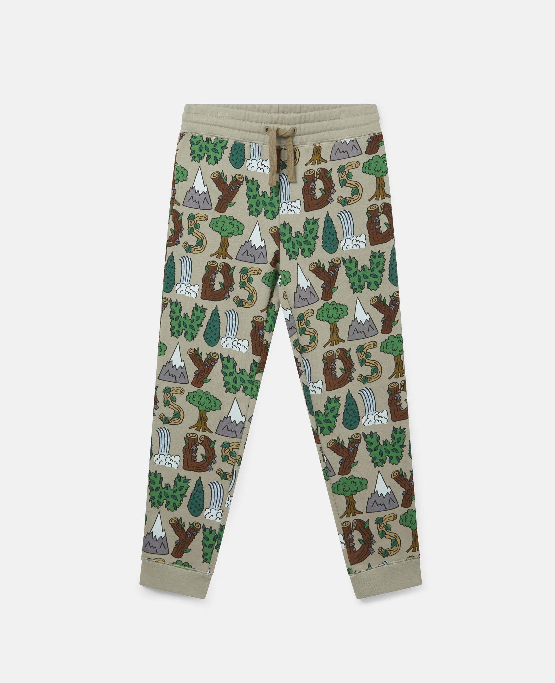 'Stay Wild' Fleece Joggers-Multicolour-large image number 0