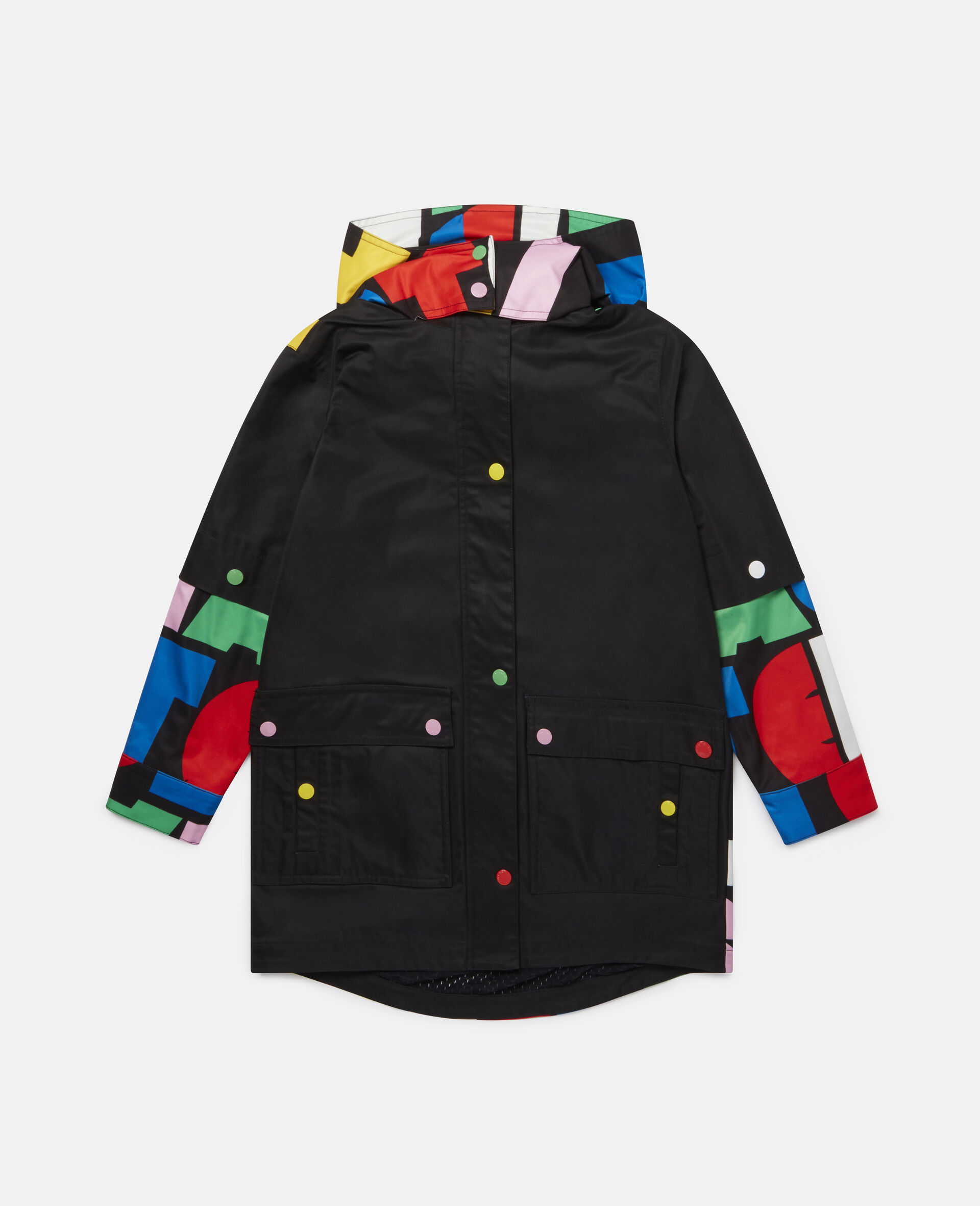 Kids Multicolour Stella Hooded Parka | Stella McCartney GB