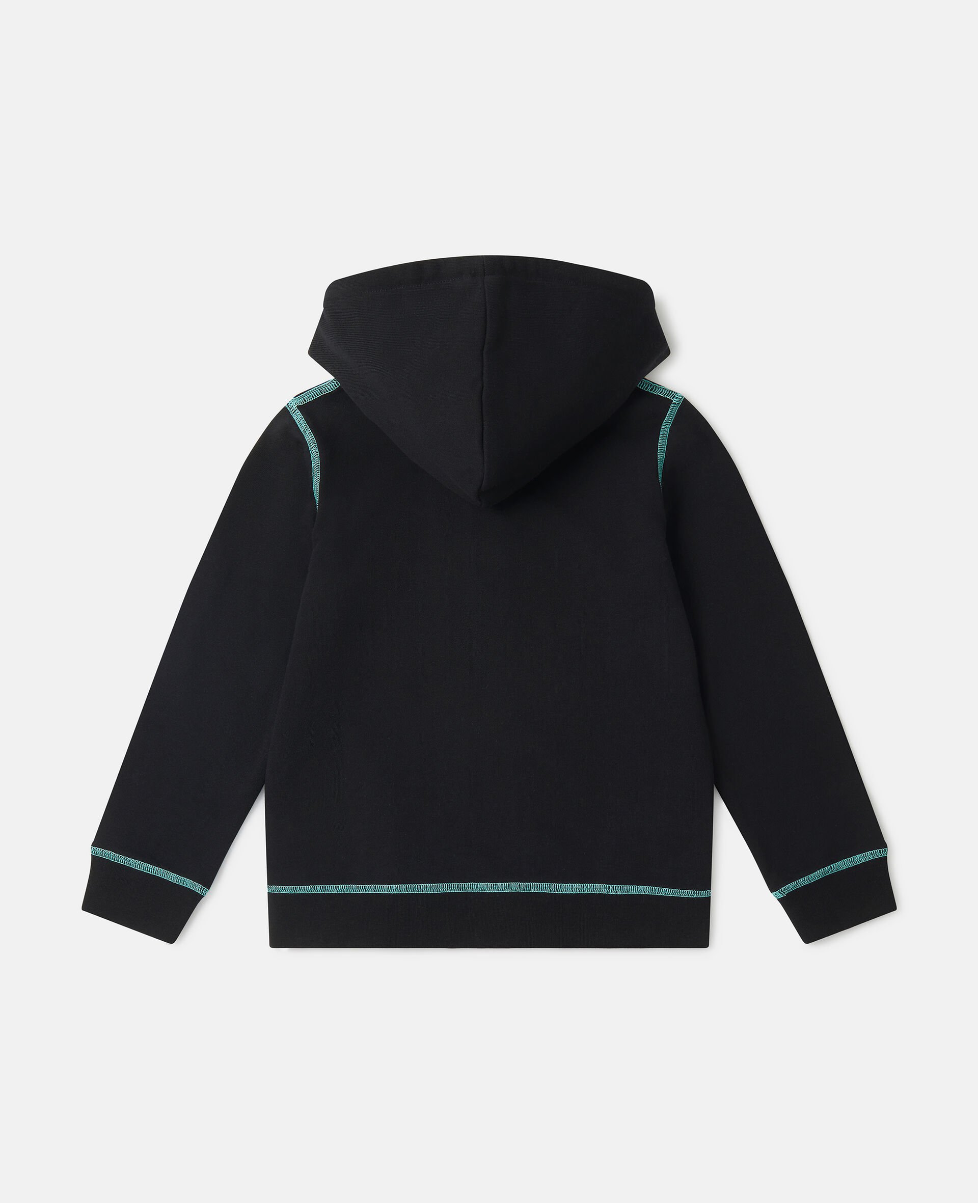 SMC Neon Trim Zip Hoodie-Black-large image number 2