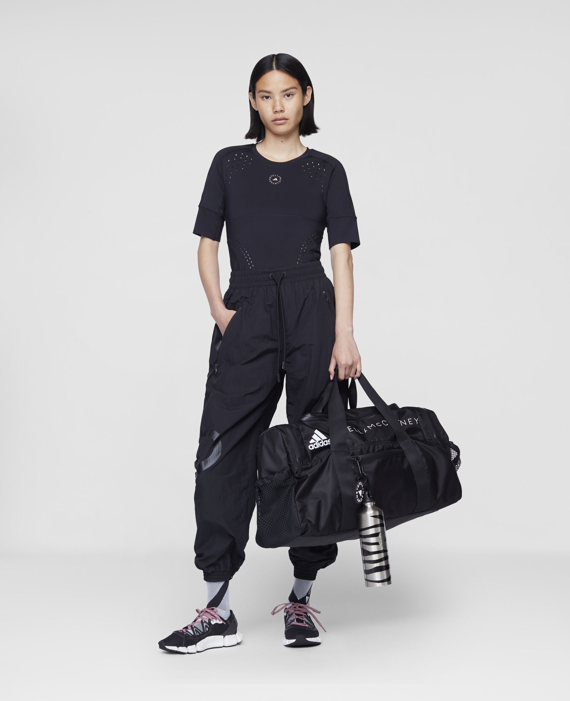 Black TruePurpose Training T-Shirt-Black-large image number 1