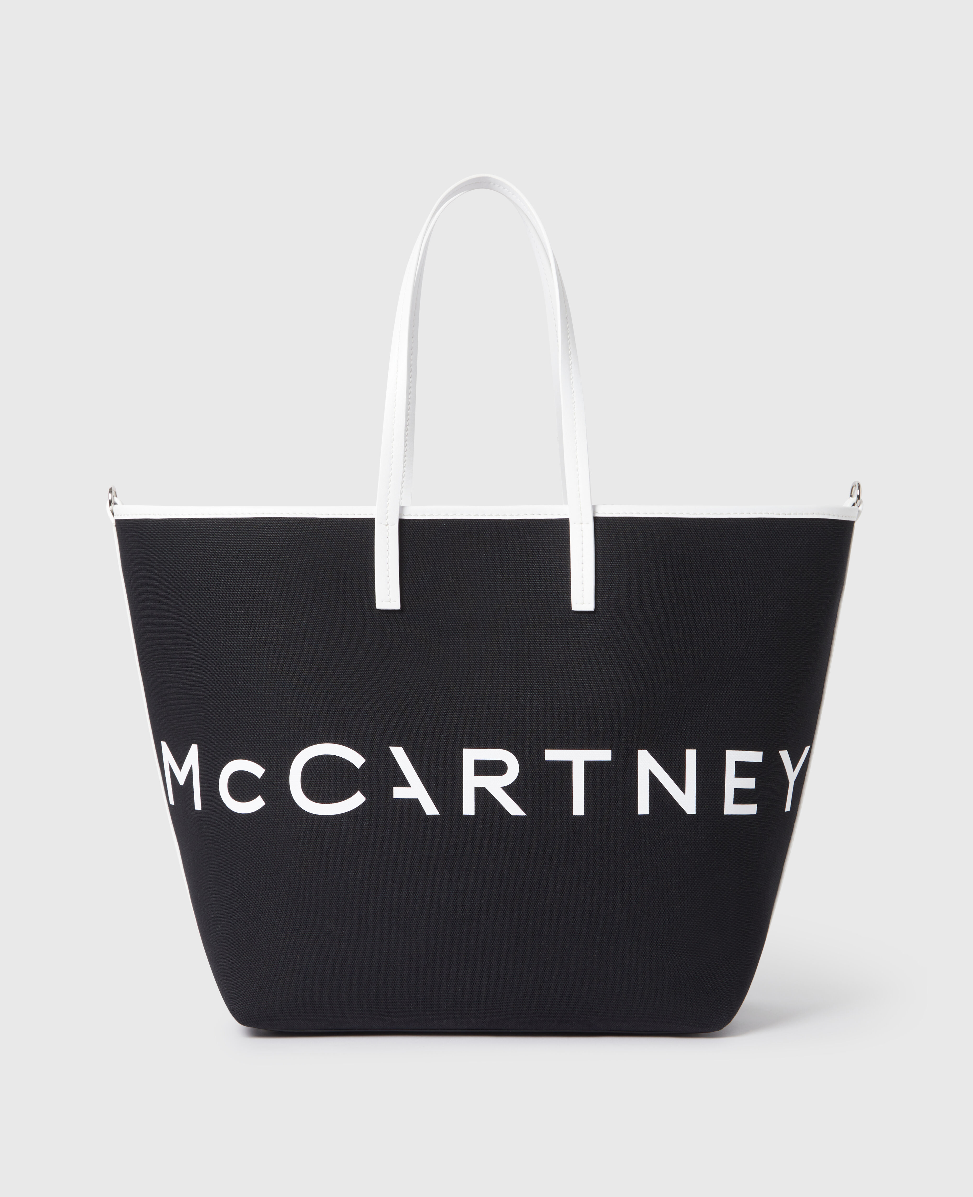 ◆SALE◆直営店◆【Stella McCartney】SMC Bananatex トート Women Black and white SMC Bananatex® Large Tote Bag | Stella