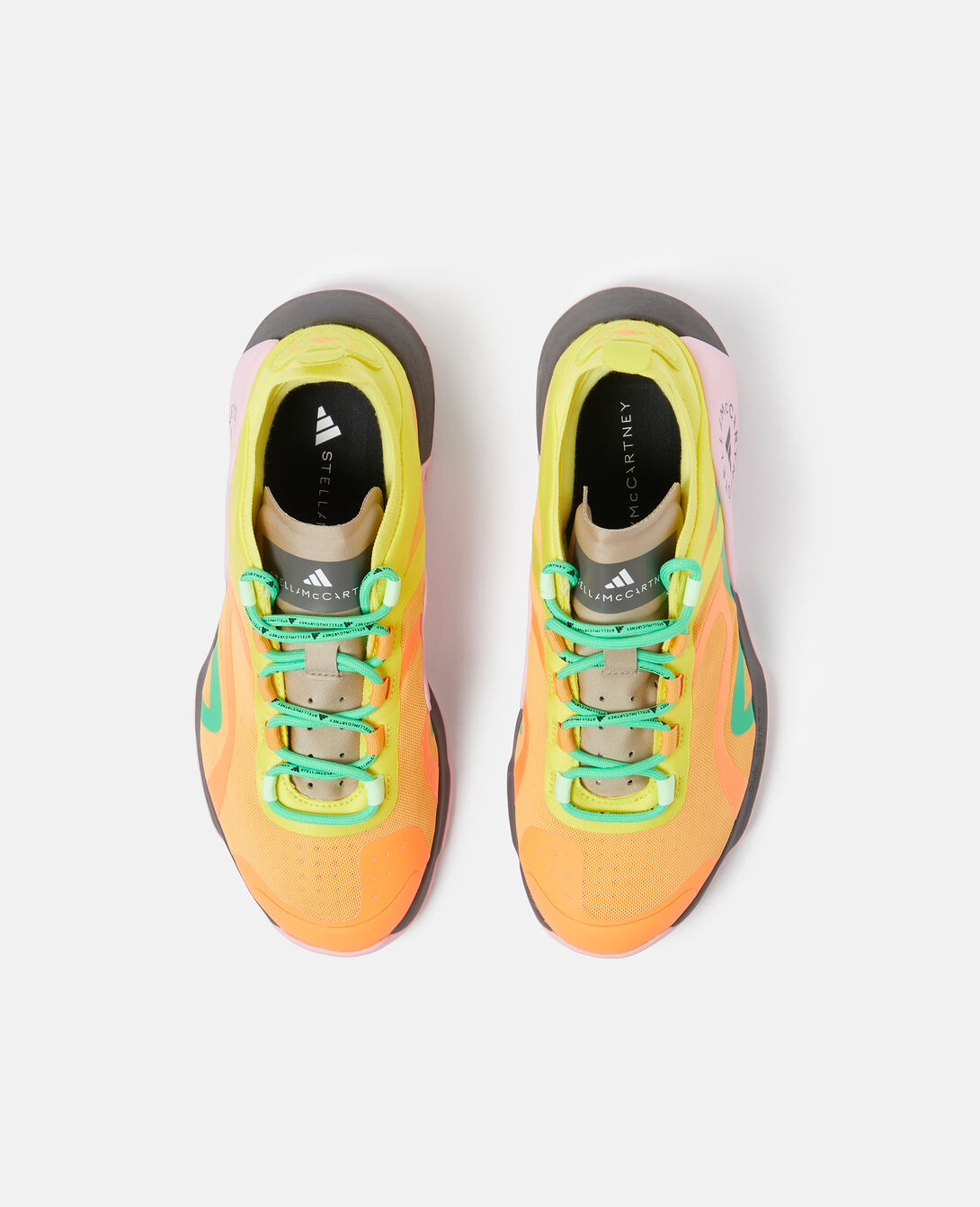 Women Hazy Orange/True Pink/Bright Yellow Dropset Trainers 