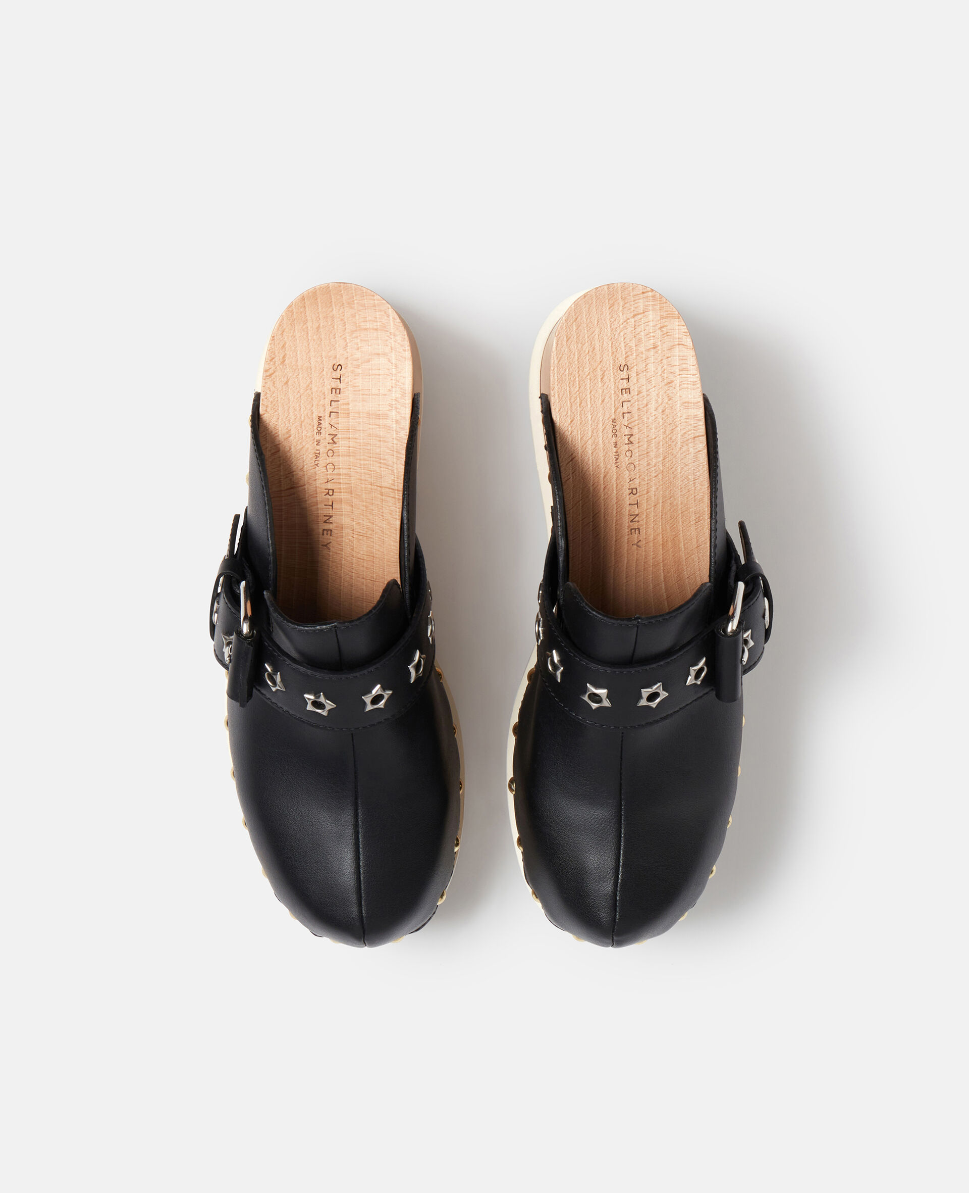 Elyse Star-Studded Mules-Black-large image number 3