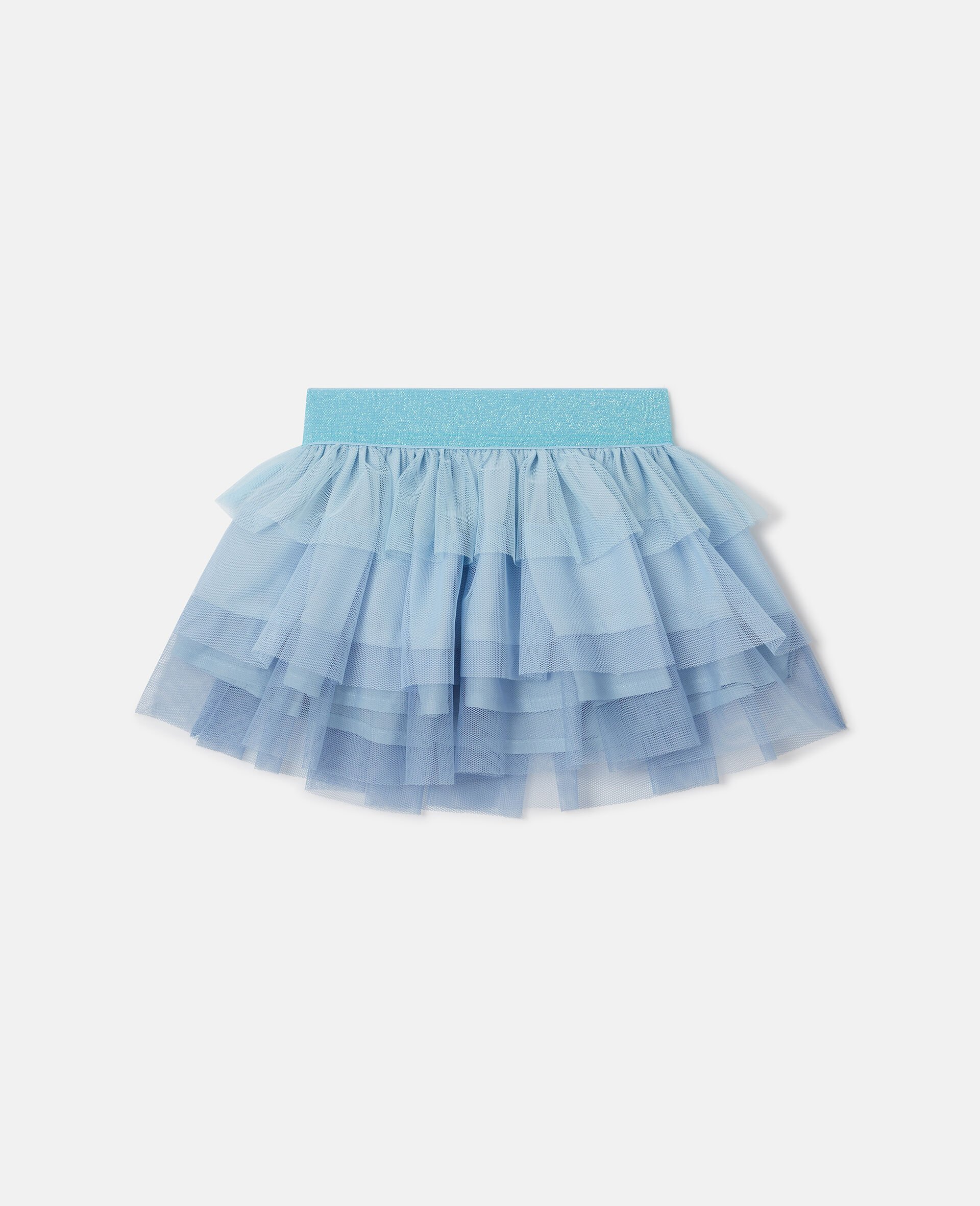 Tiered Tulle Mini Skirt-Multicolour-medium