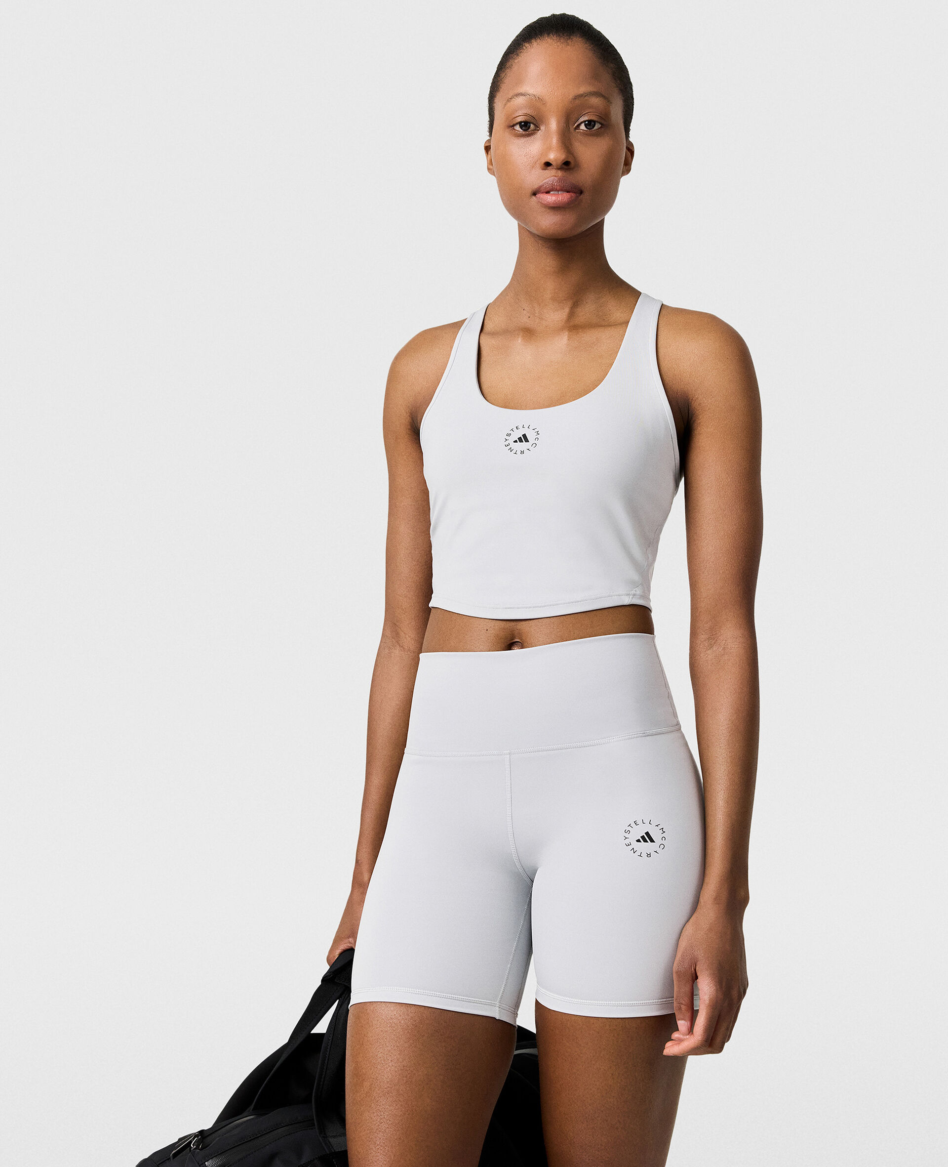 TrueStrength Yoga Shorts-Grey-model TrueStrength Yoga Shorts-Grey-model