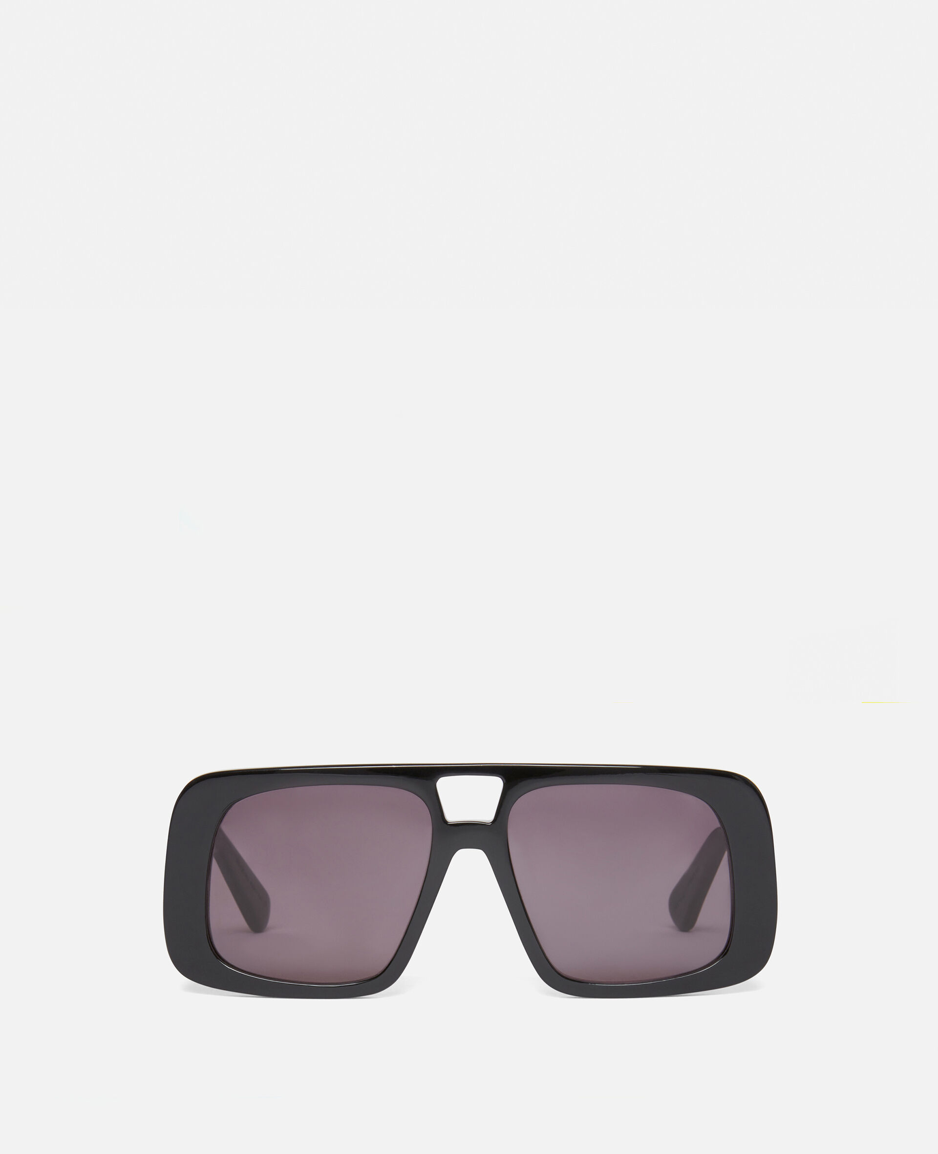 Logo Square Sunglasses-Black-large image number 0