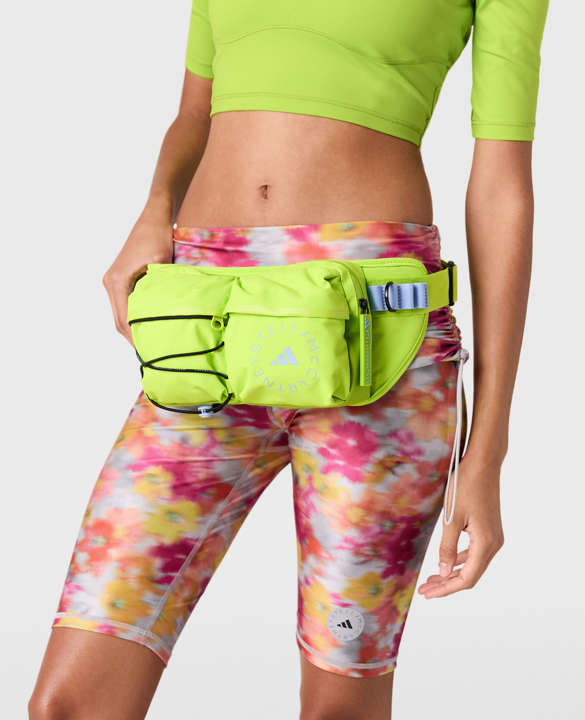 Women Semi-Solar Slime/Glow Blue/Lucid Blue Fanny Pack