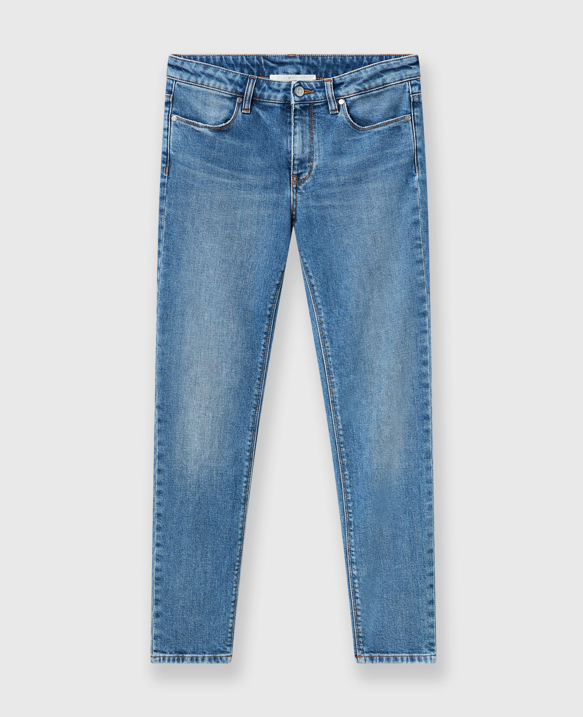 Women ブルー クロップド スキニー ジーンズ | Stella McCartney JP