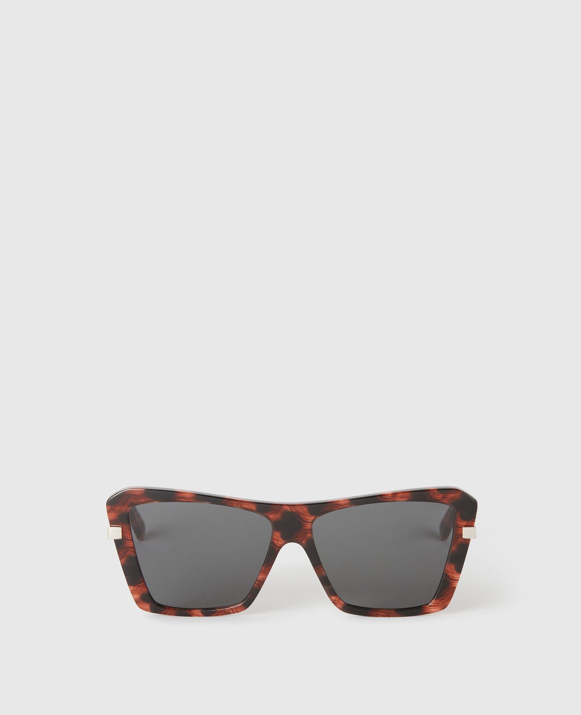 Lunettes de soleil oeil de chat carrees-Marron-medium