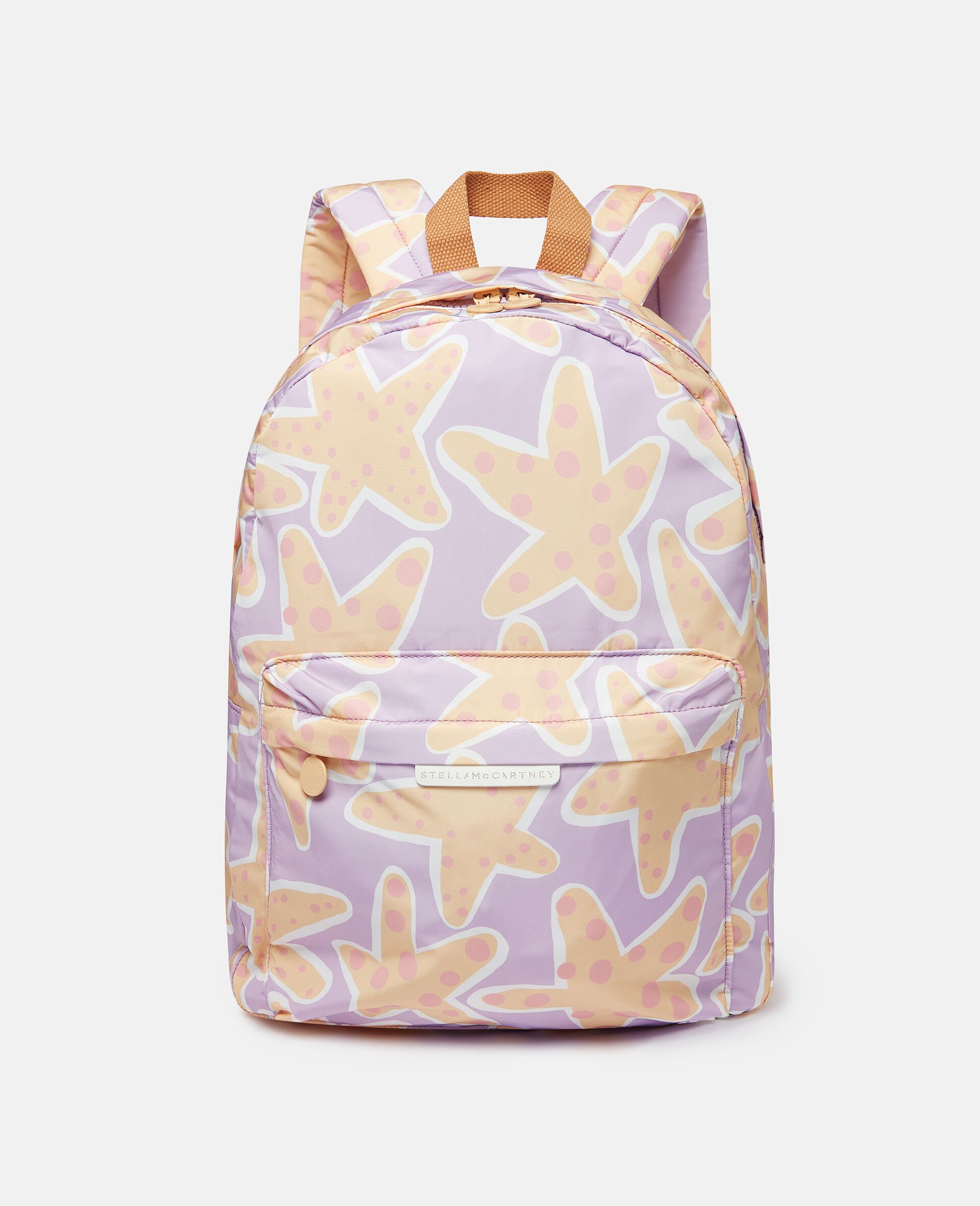 Starfish Print Backpack-Purple-medium