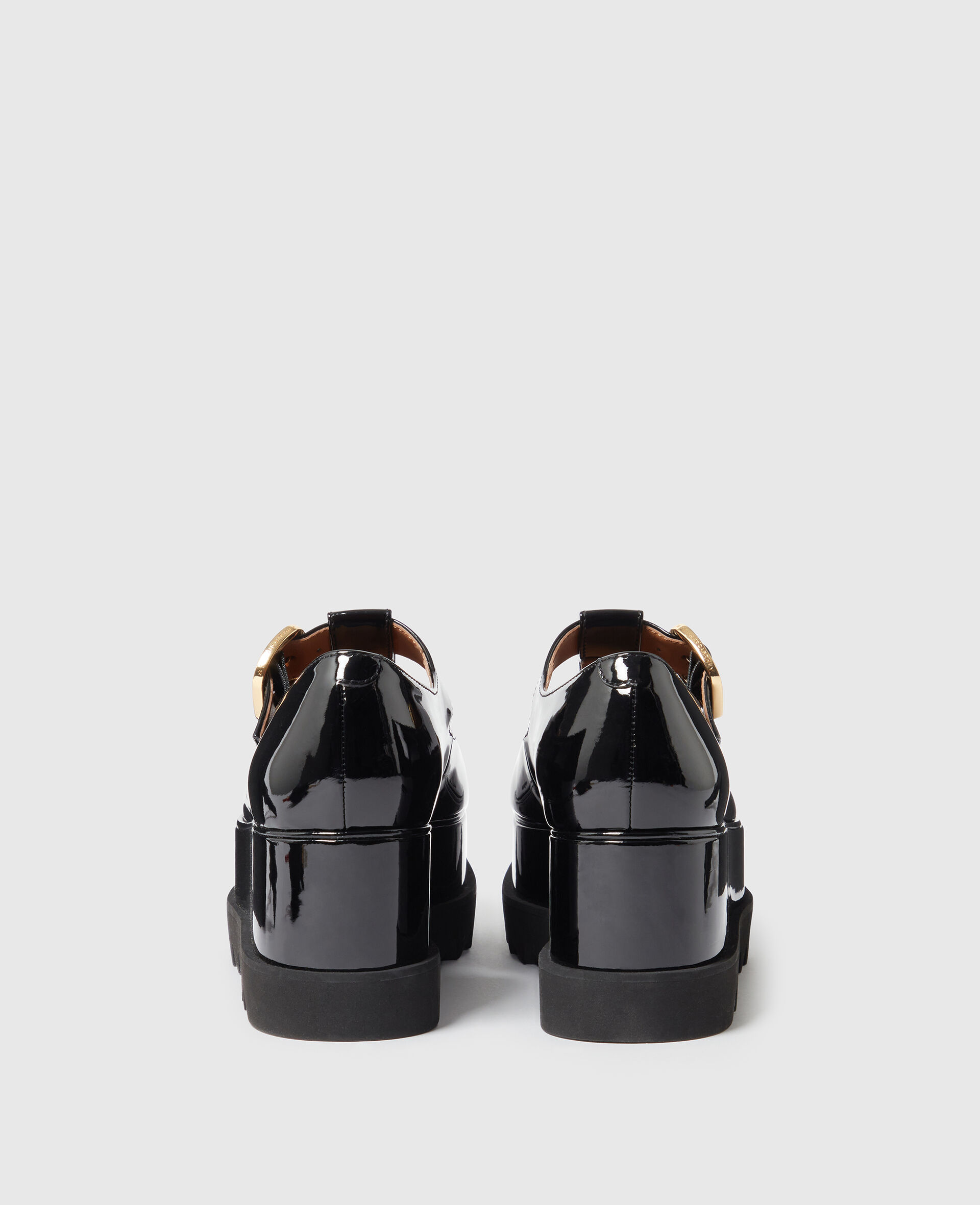 Elyse Mary-Janes-Plateauschuhe mit T-Steg-Schwarz-large image number 2