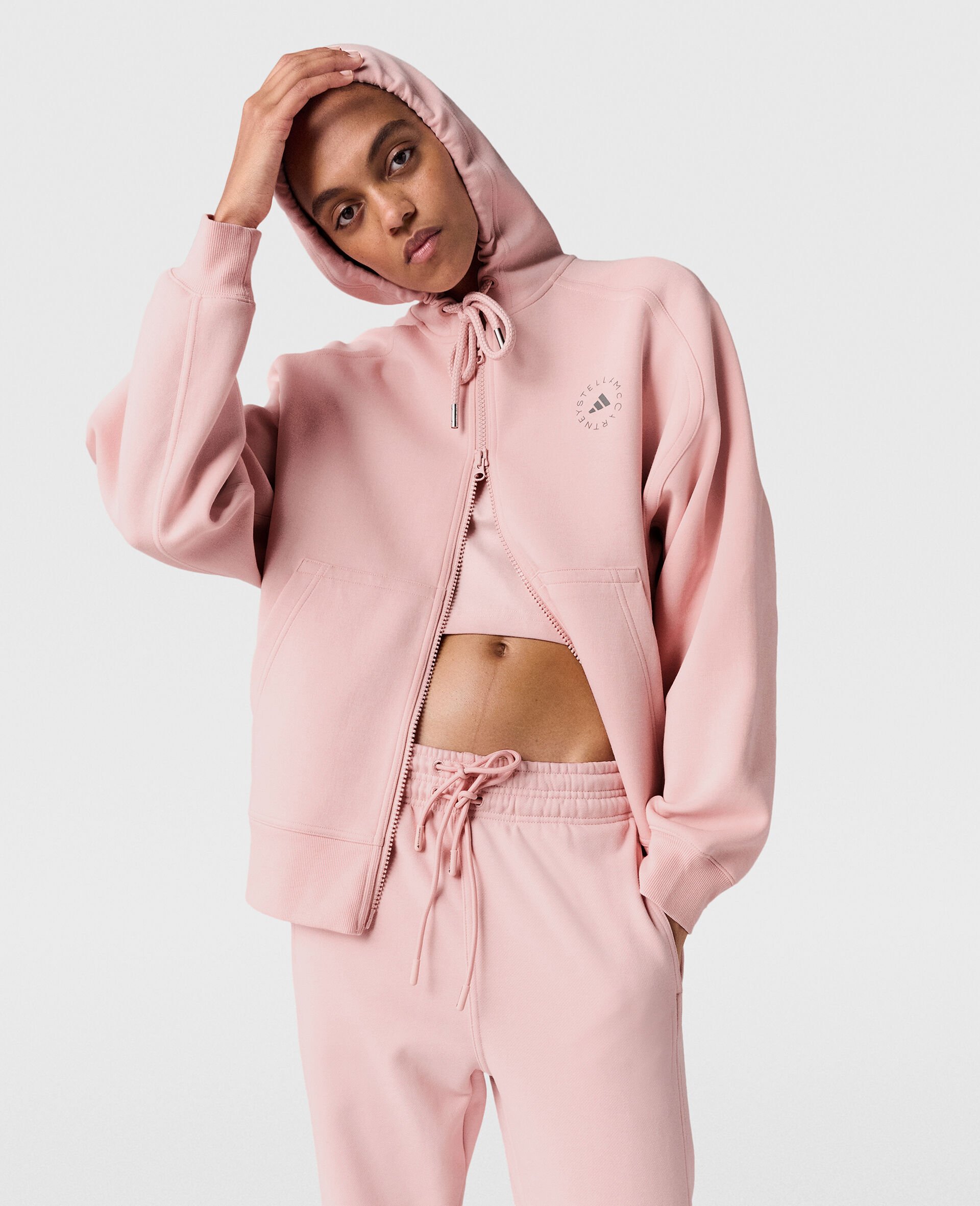 TrueLife Full Zip Hoodie-Pink-large image number 5