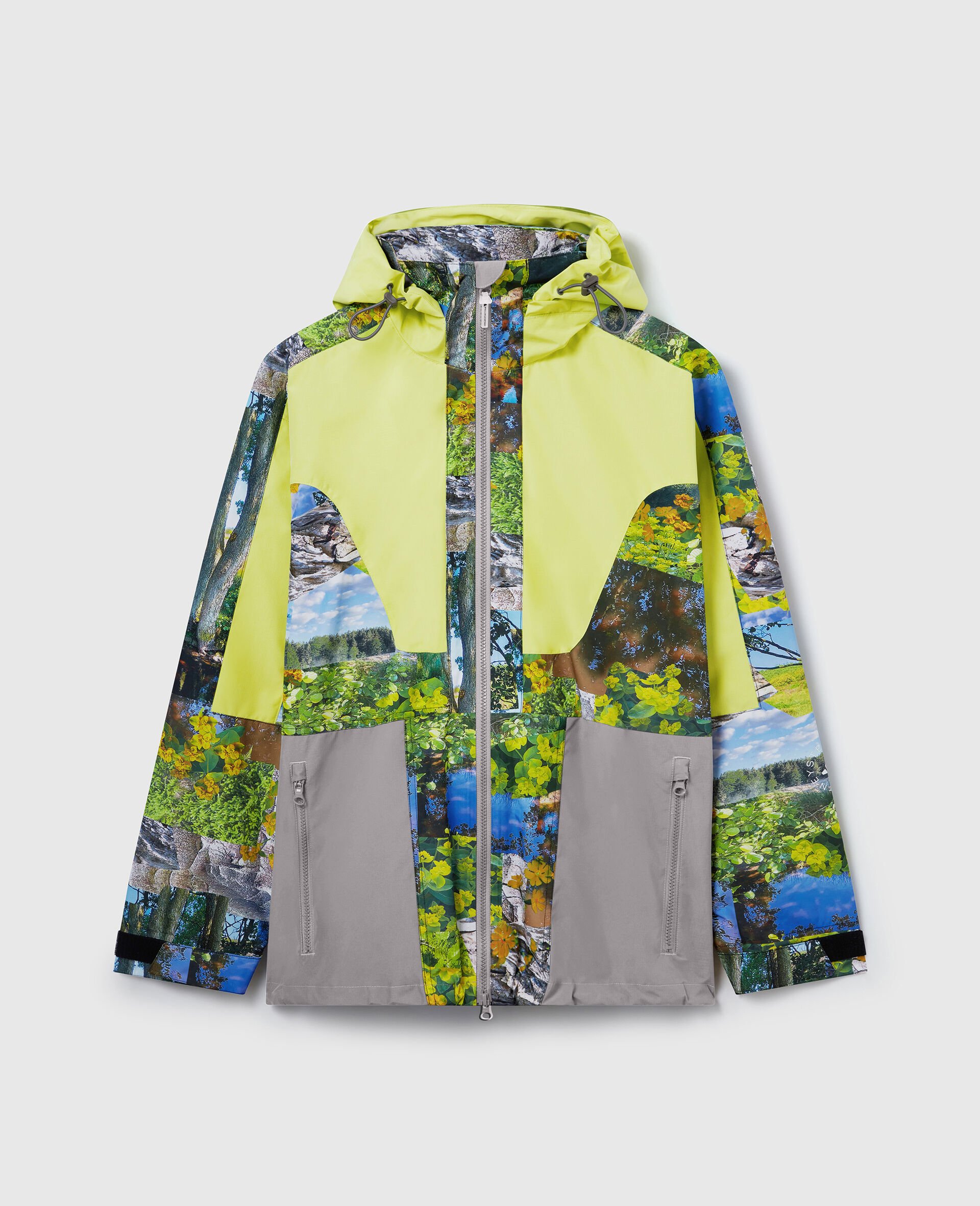 TrueNature Hooded Rain Jacket-Green-medium
