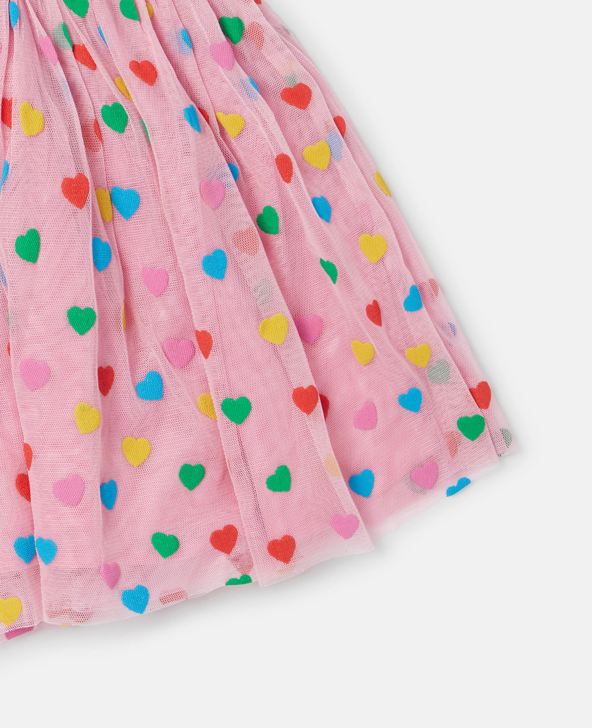 Heart Print Tutu Skirt-Pink-large Heart Print Tutu Skirt-Pink-large image number 3