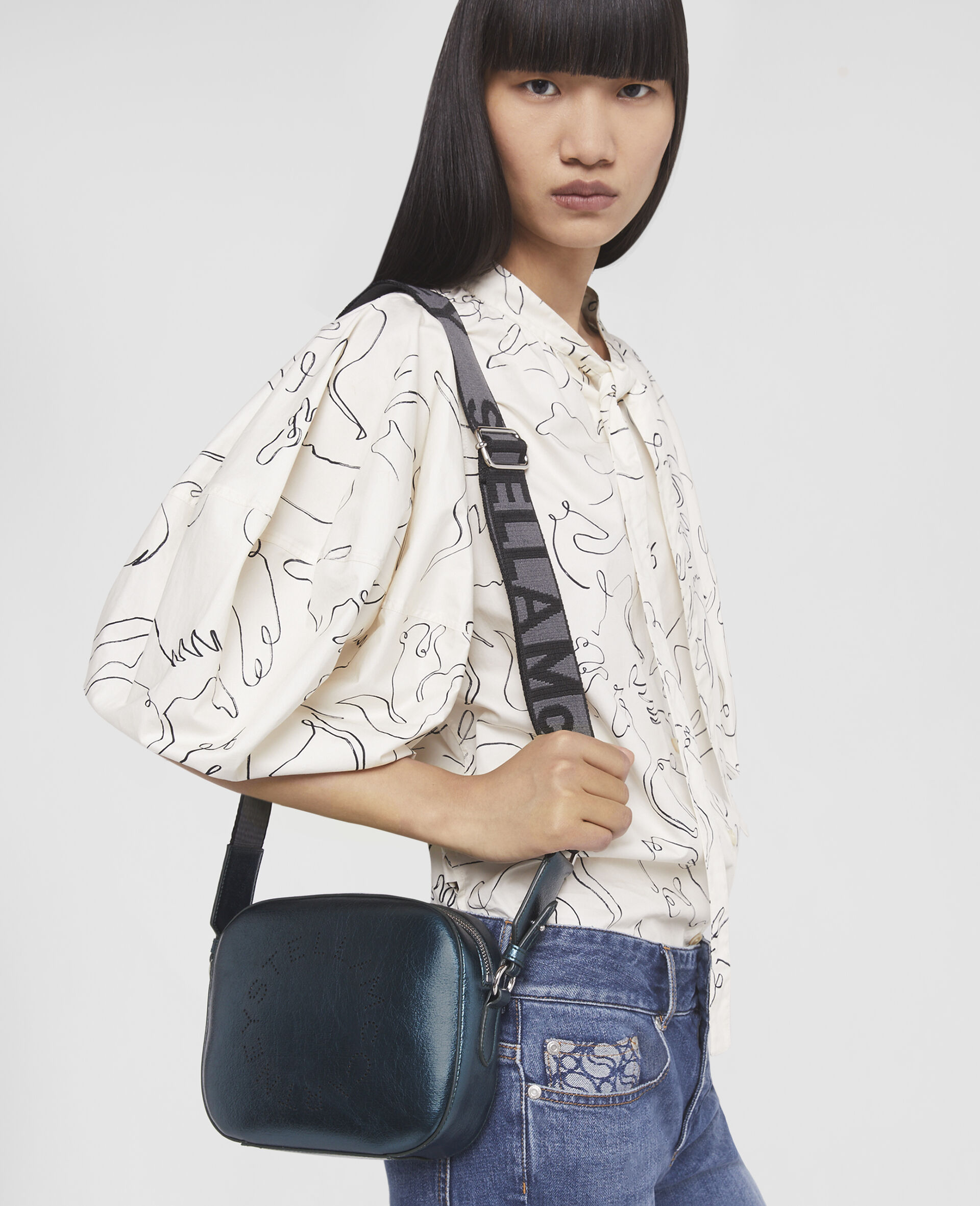 Stella Logo Mini Bag-Blue-large image number 1