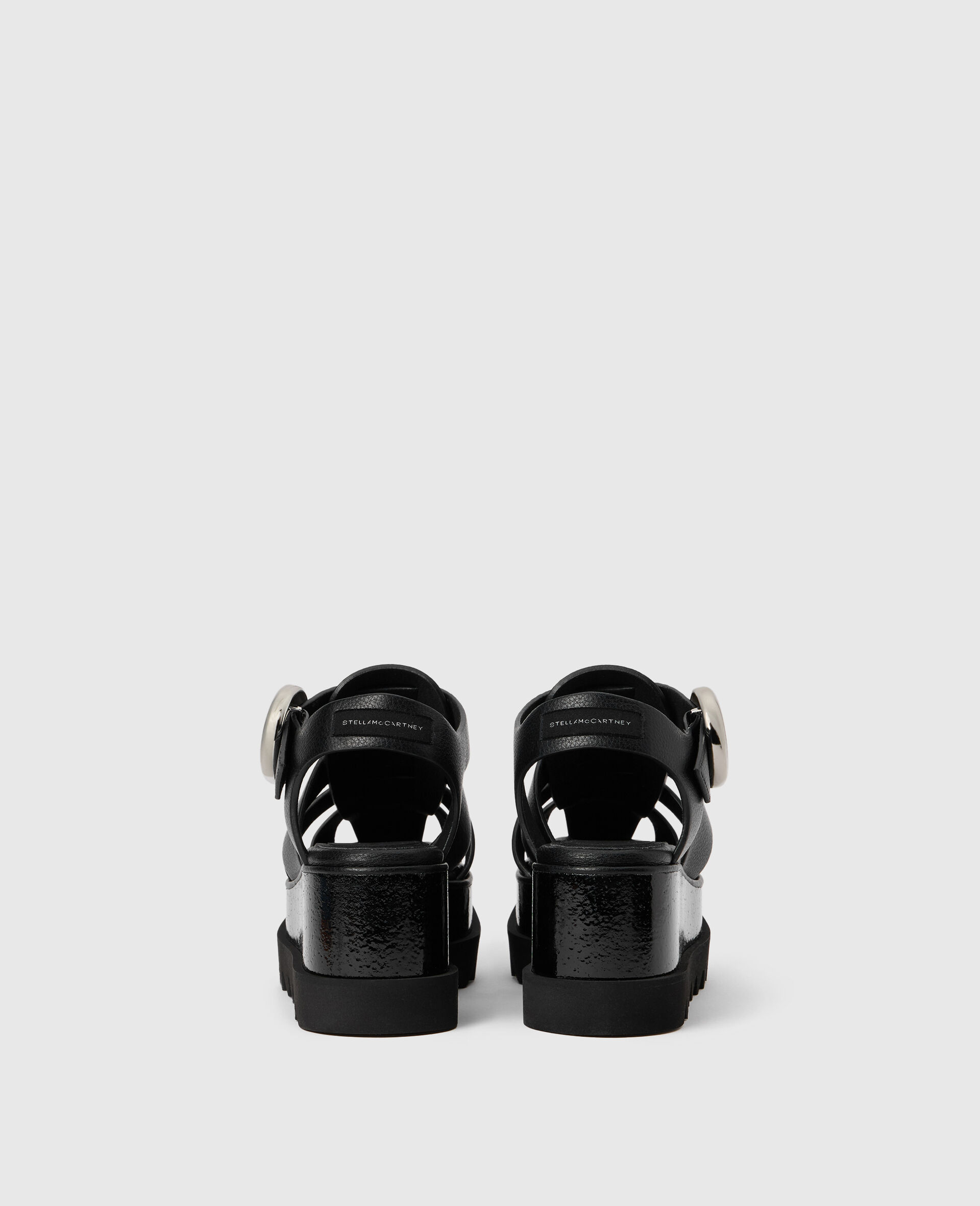 Elyse Platform Sandal-White-large image number 3