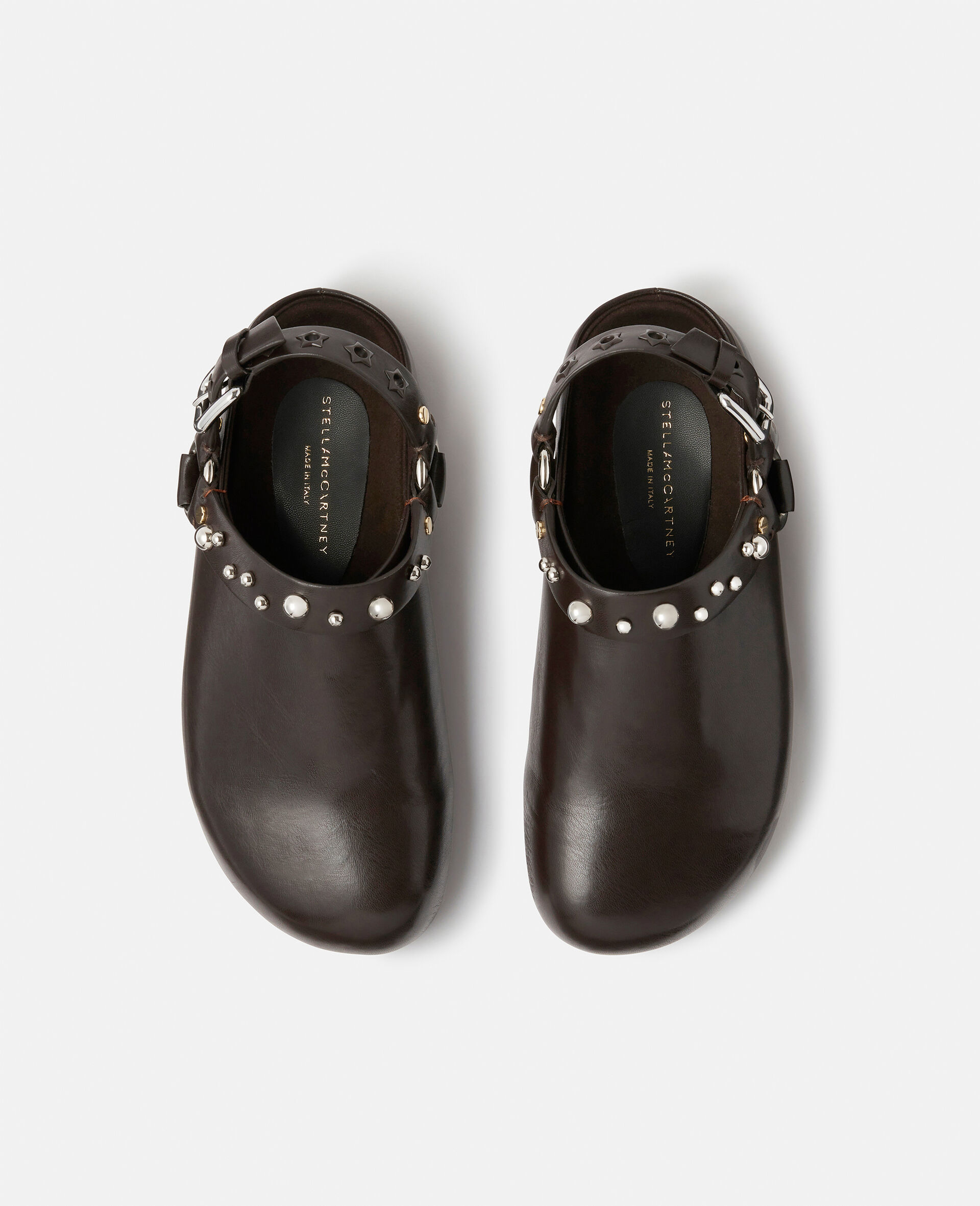 Elyse Studded Clogs -Brown-large image number 4