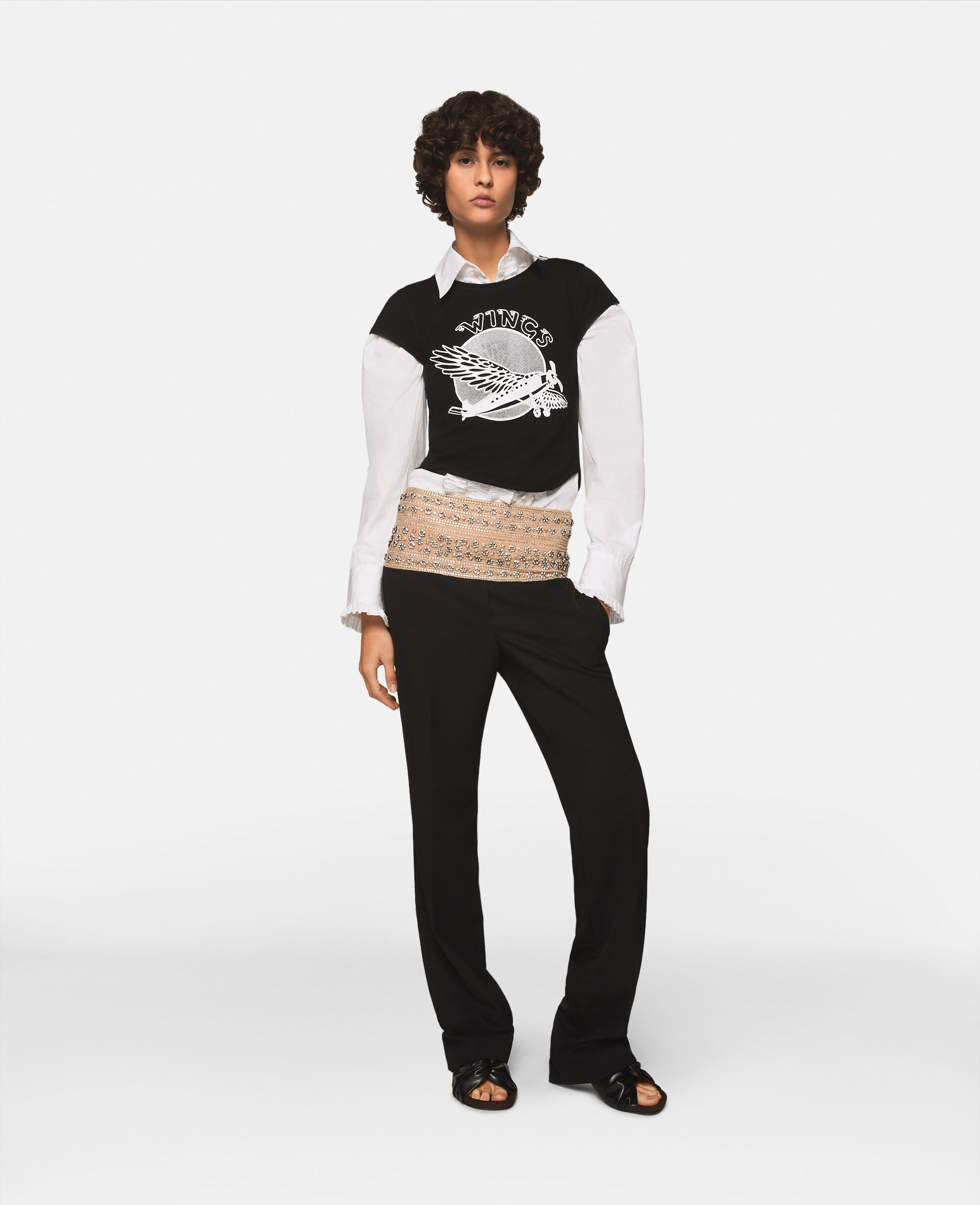 Stella McCartney Iconics fine-knit trousers - Red