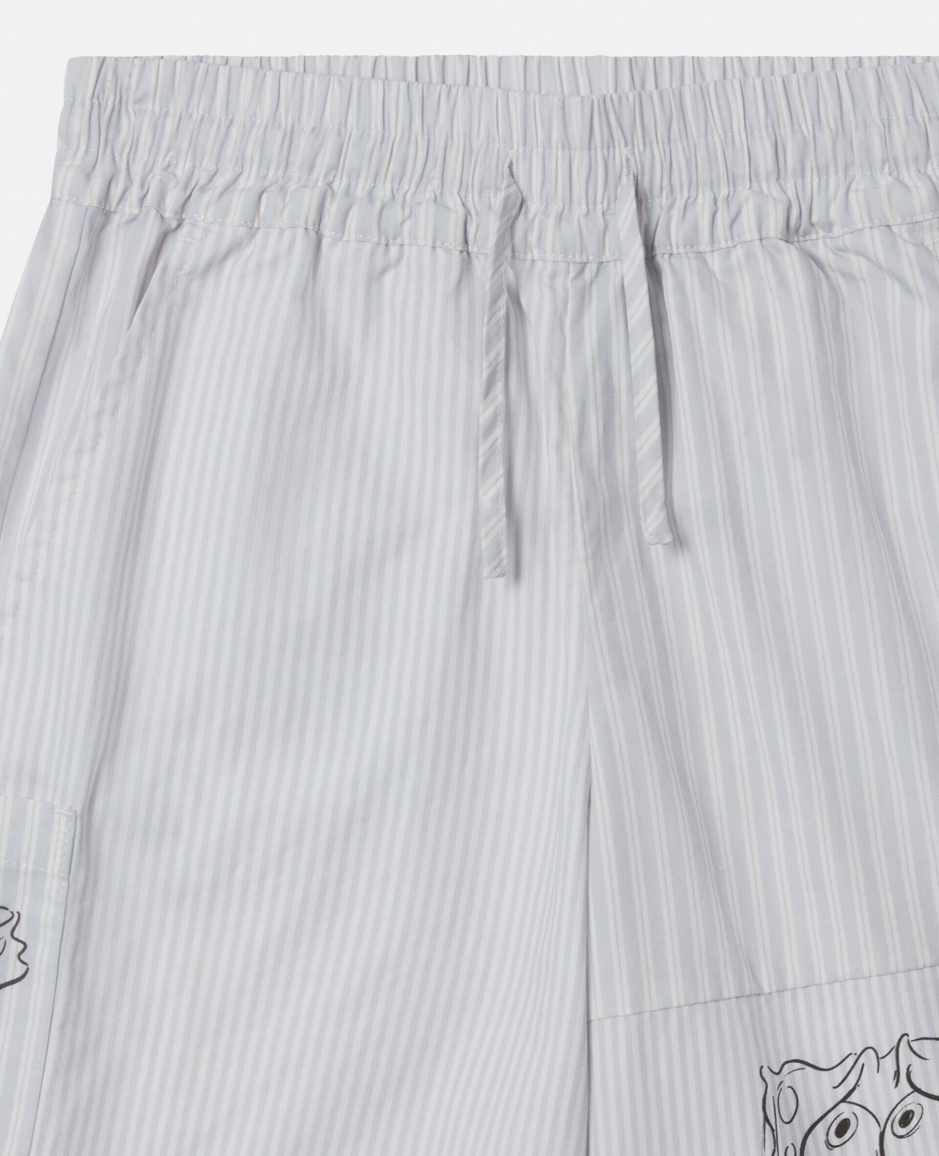 SpongeBob Graphic Shorts-Cream-large image number 1