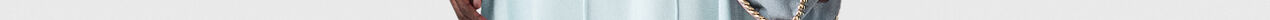 Robe midi semi transparente a manches courtes superposees-Bleu-medium