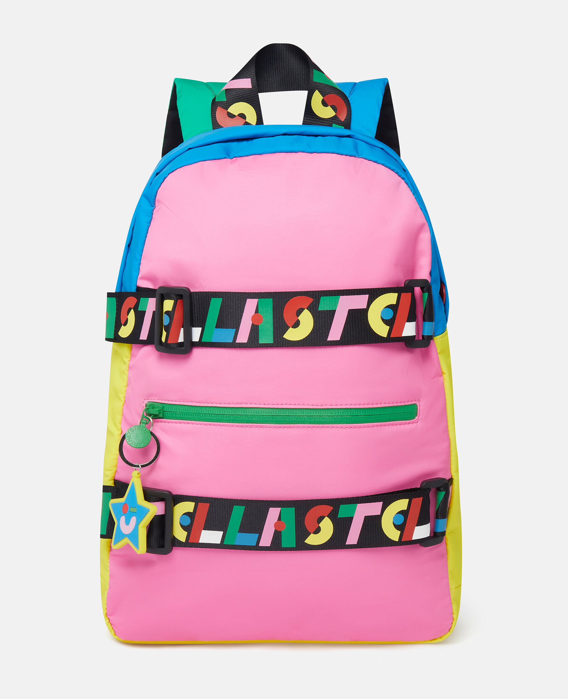 Colourblock Logo Strap Backpack-Multicoloured-large image number 0